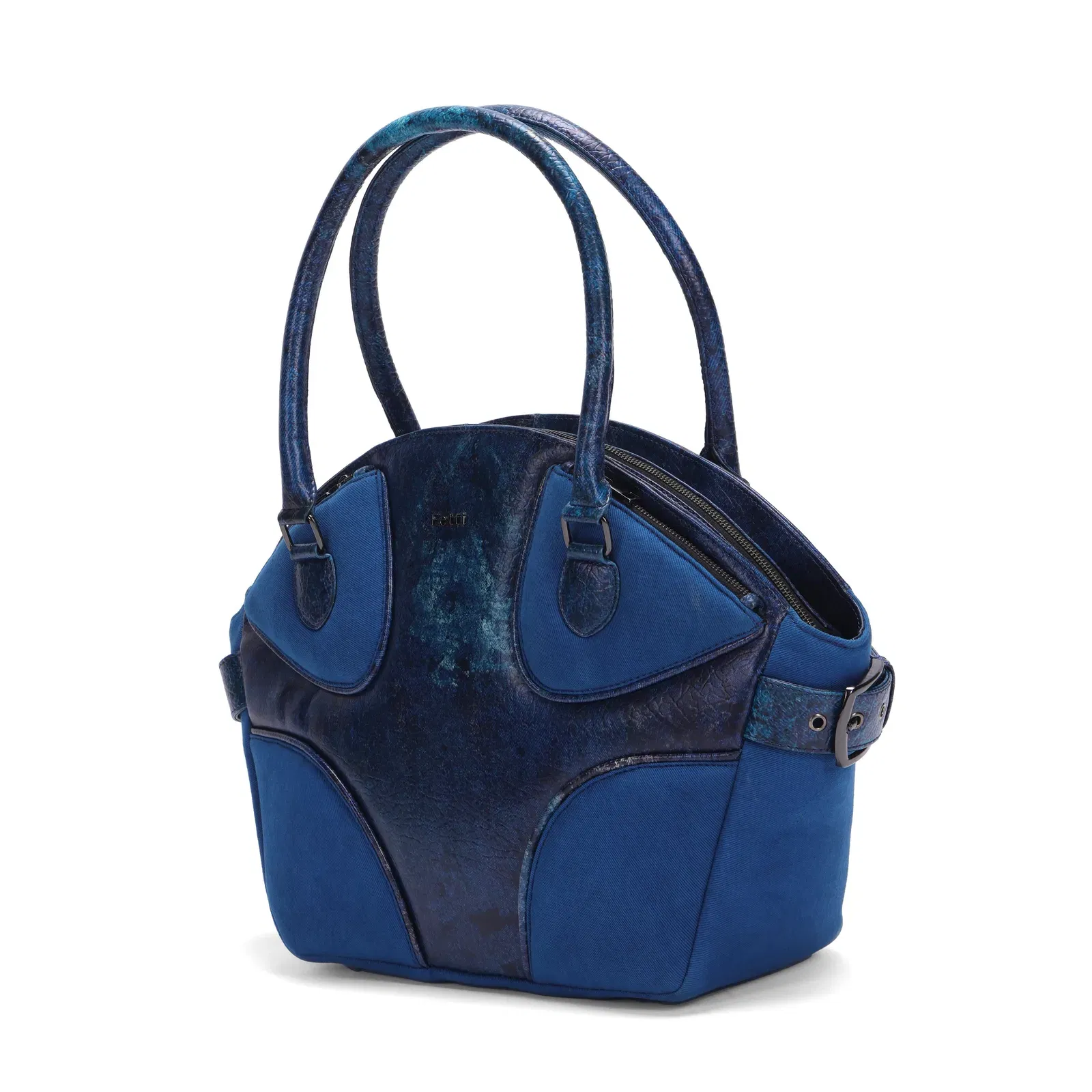 Muddled Cargo Tote - Cracked Indigo
