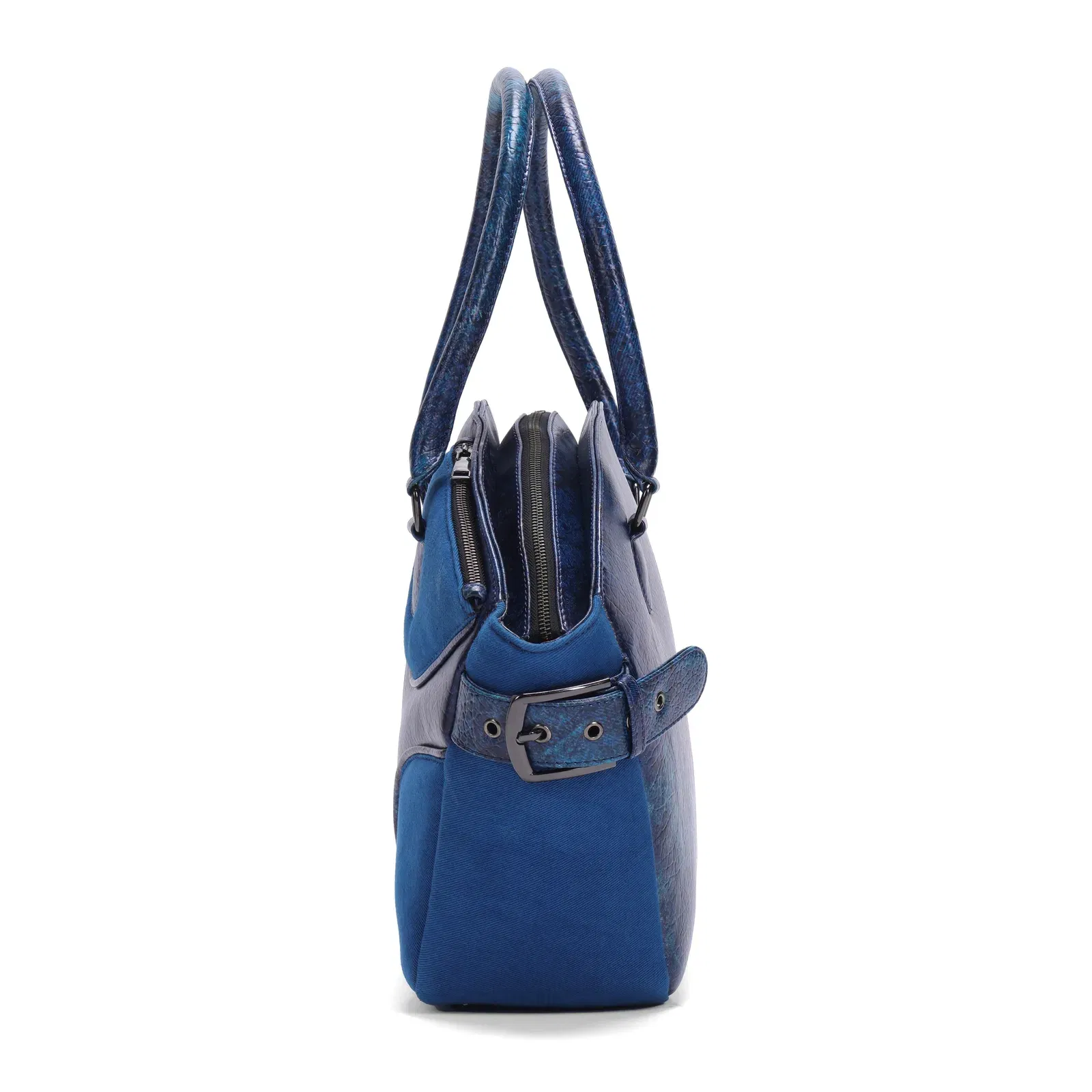 Muddled Cargo Tote - Cracked Indigo