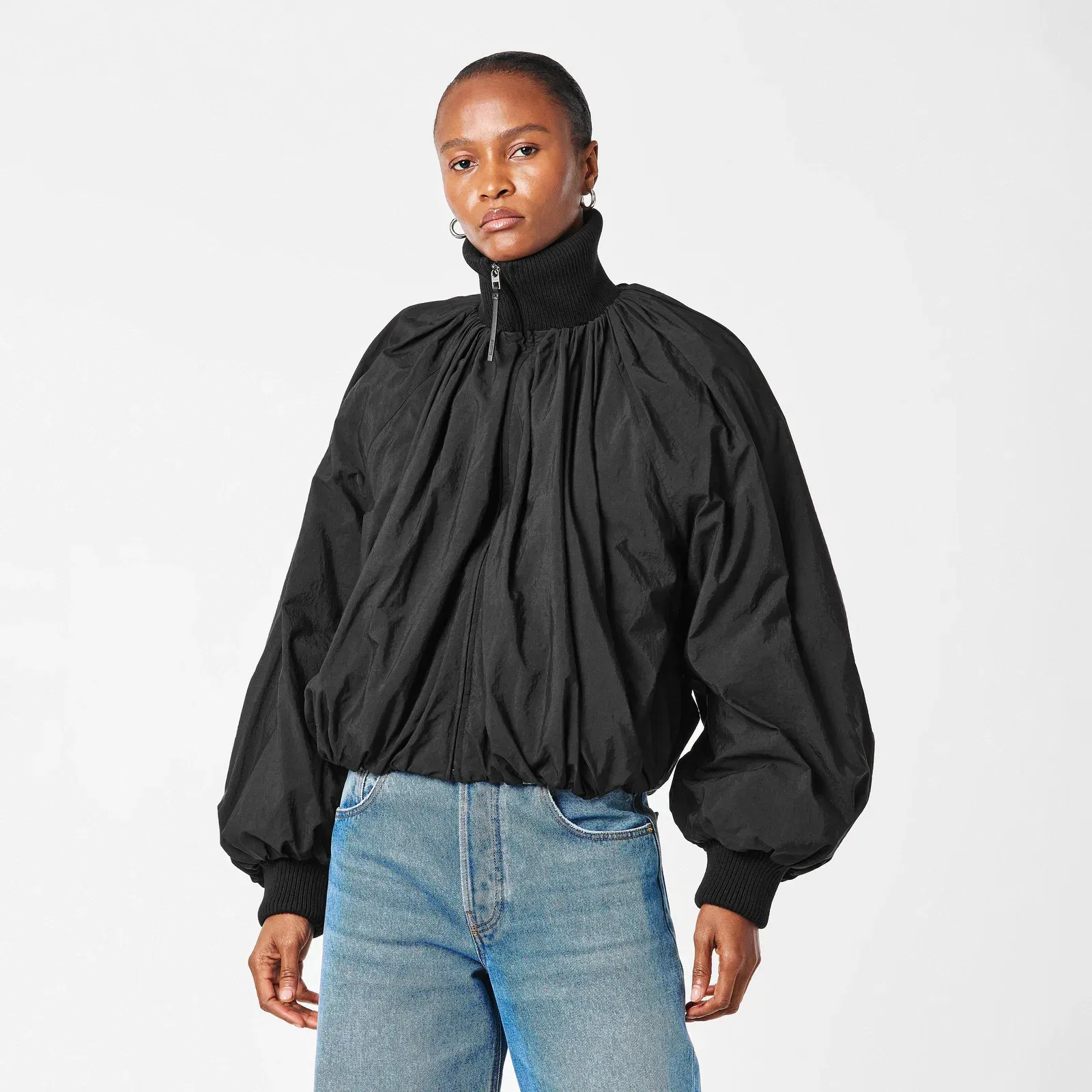 Jacquard Bomber Jacket