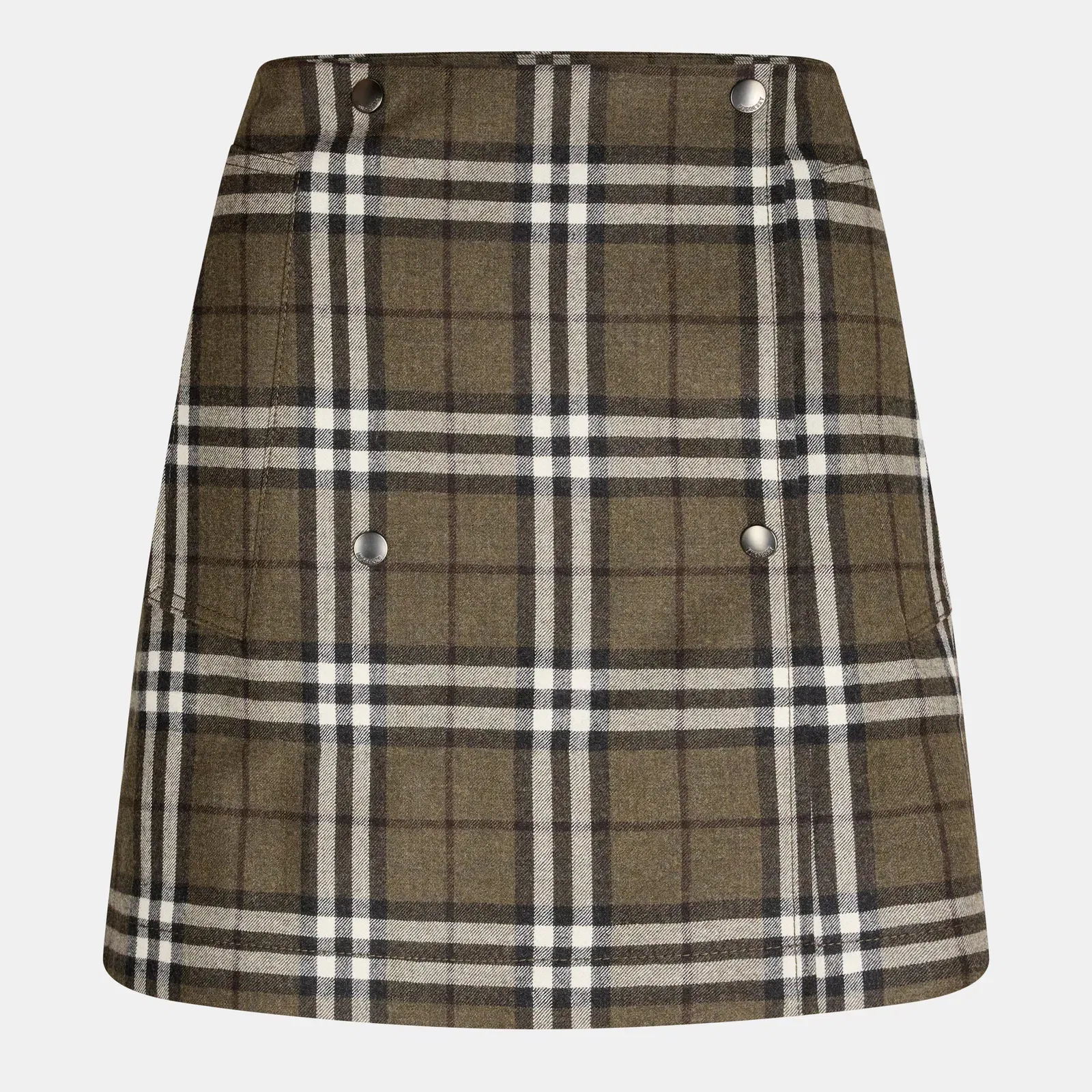 Check Tailored Mini Skirt