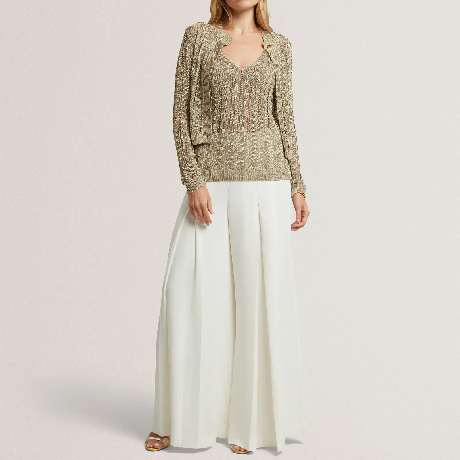 Ted Baker V Neck Knitted Tank Top