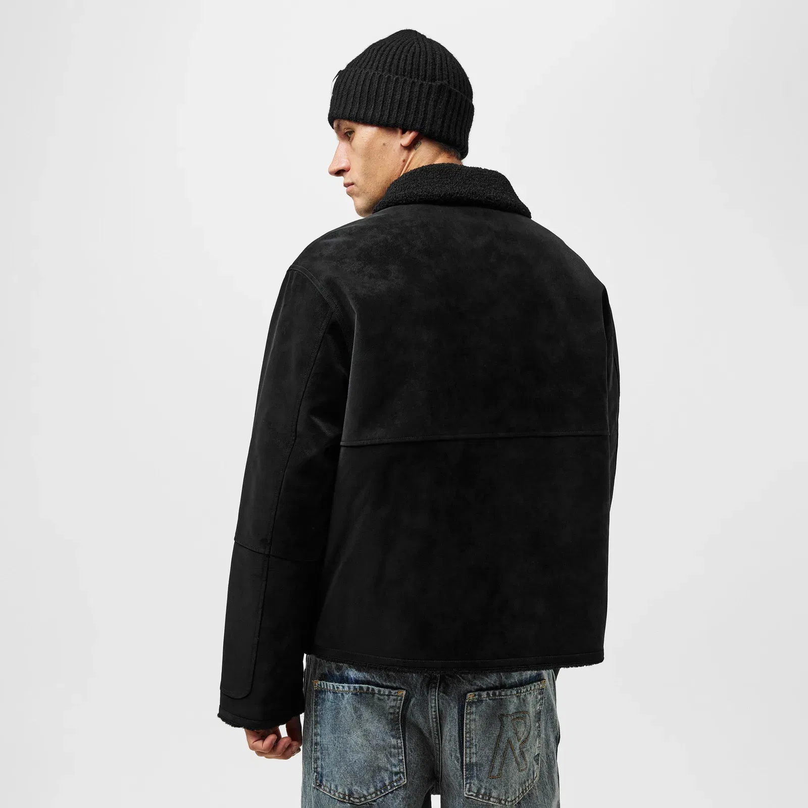 Tailored Fit Shearling Jacket