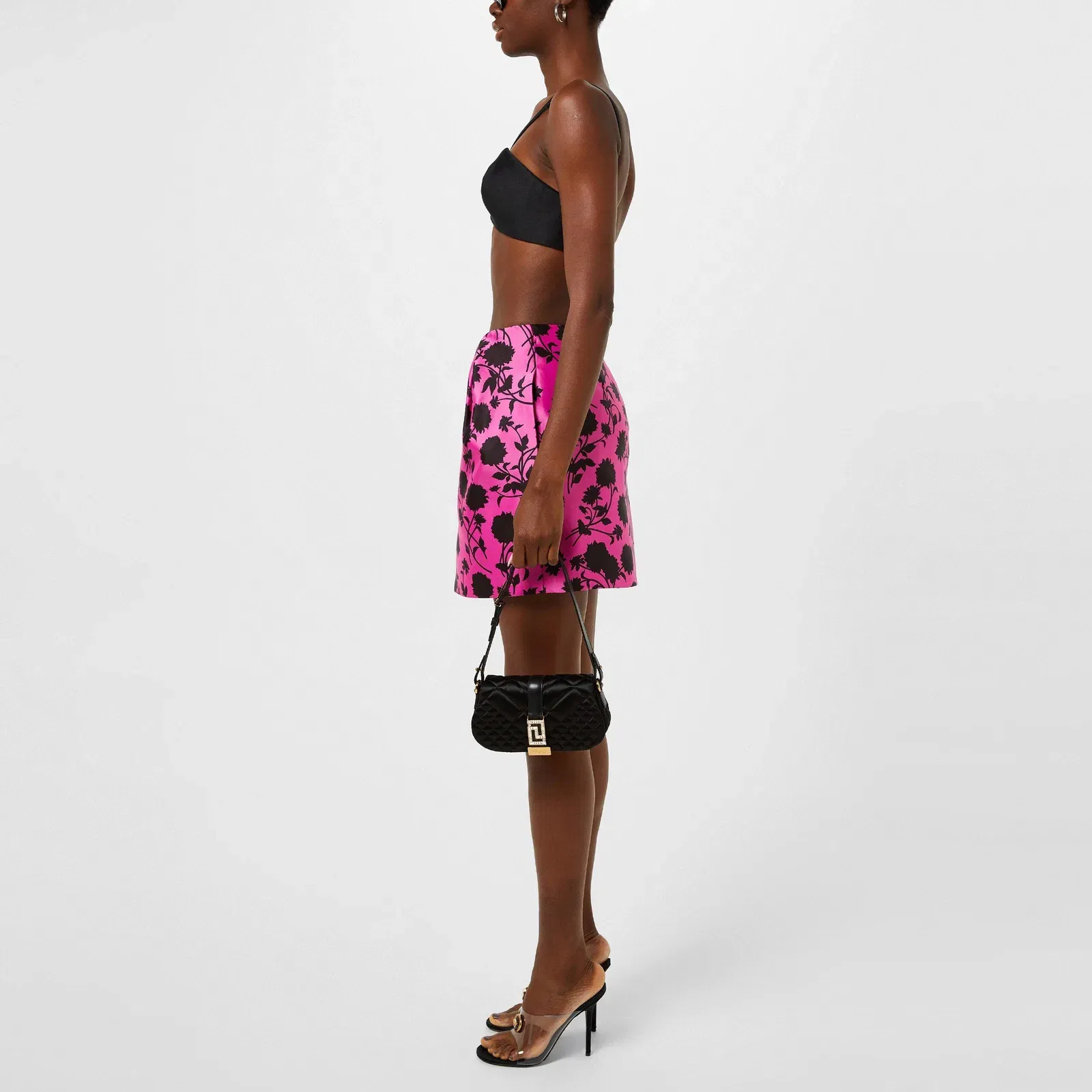 Floral Print Mini Skirt