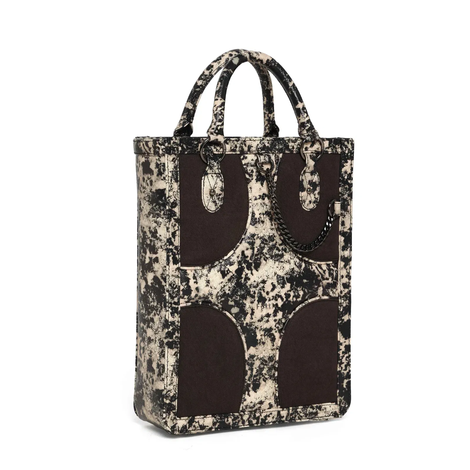 Muddled Shopper Tote/ Backpack- Rusted Grain
