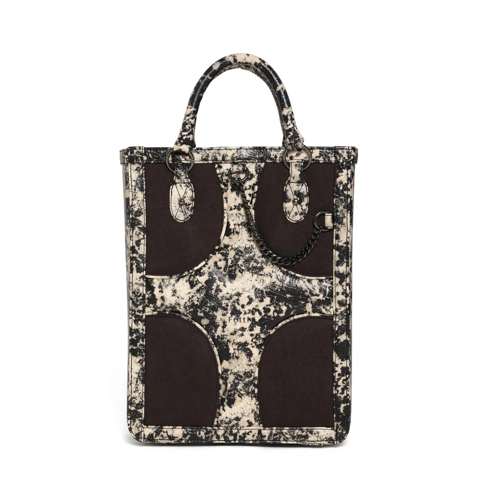 Muddled Shopper Tote/ Backpack- Rusted Grain