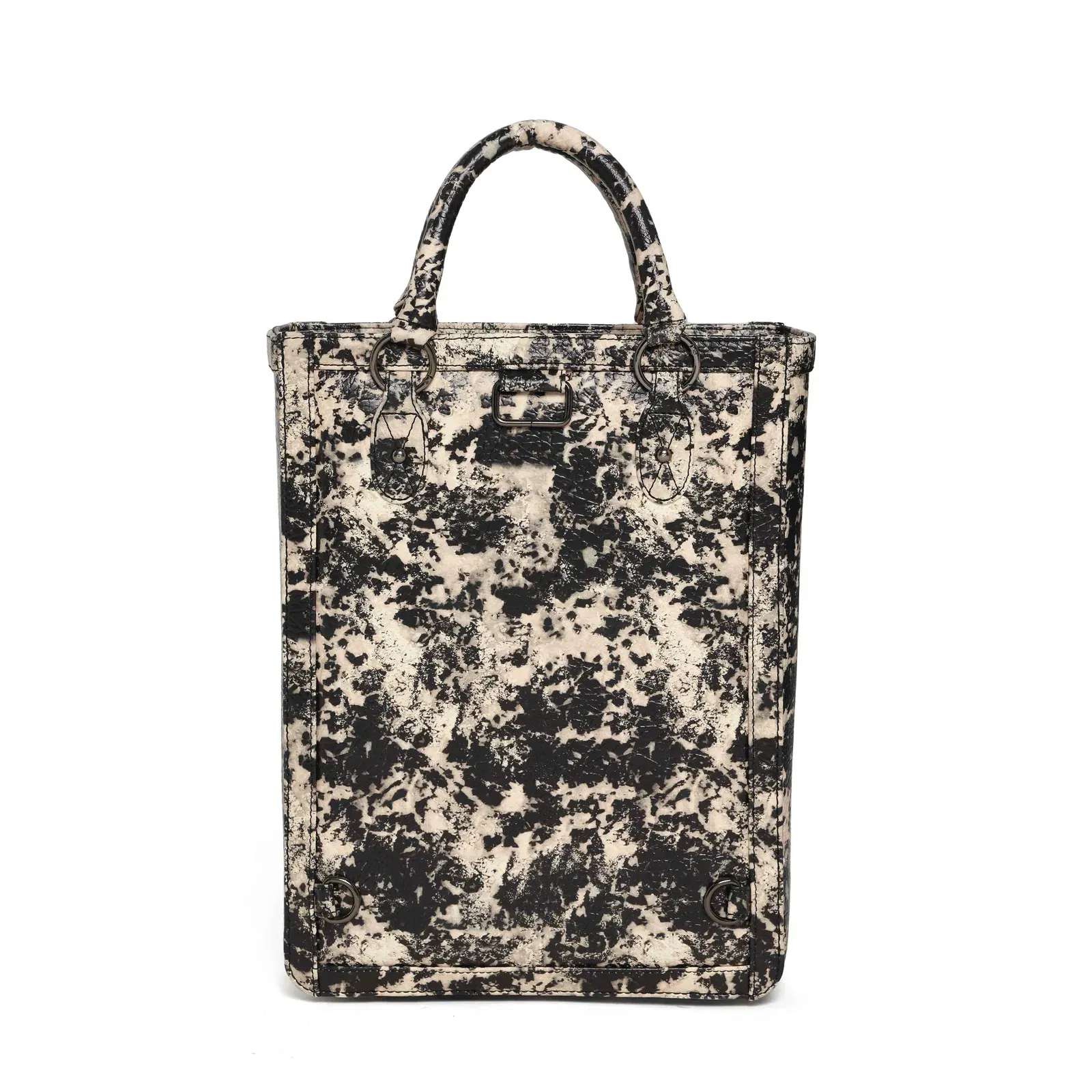 Muddled Shopper Tote/ Backpack- Rusted Grain