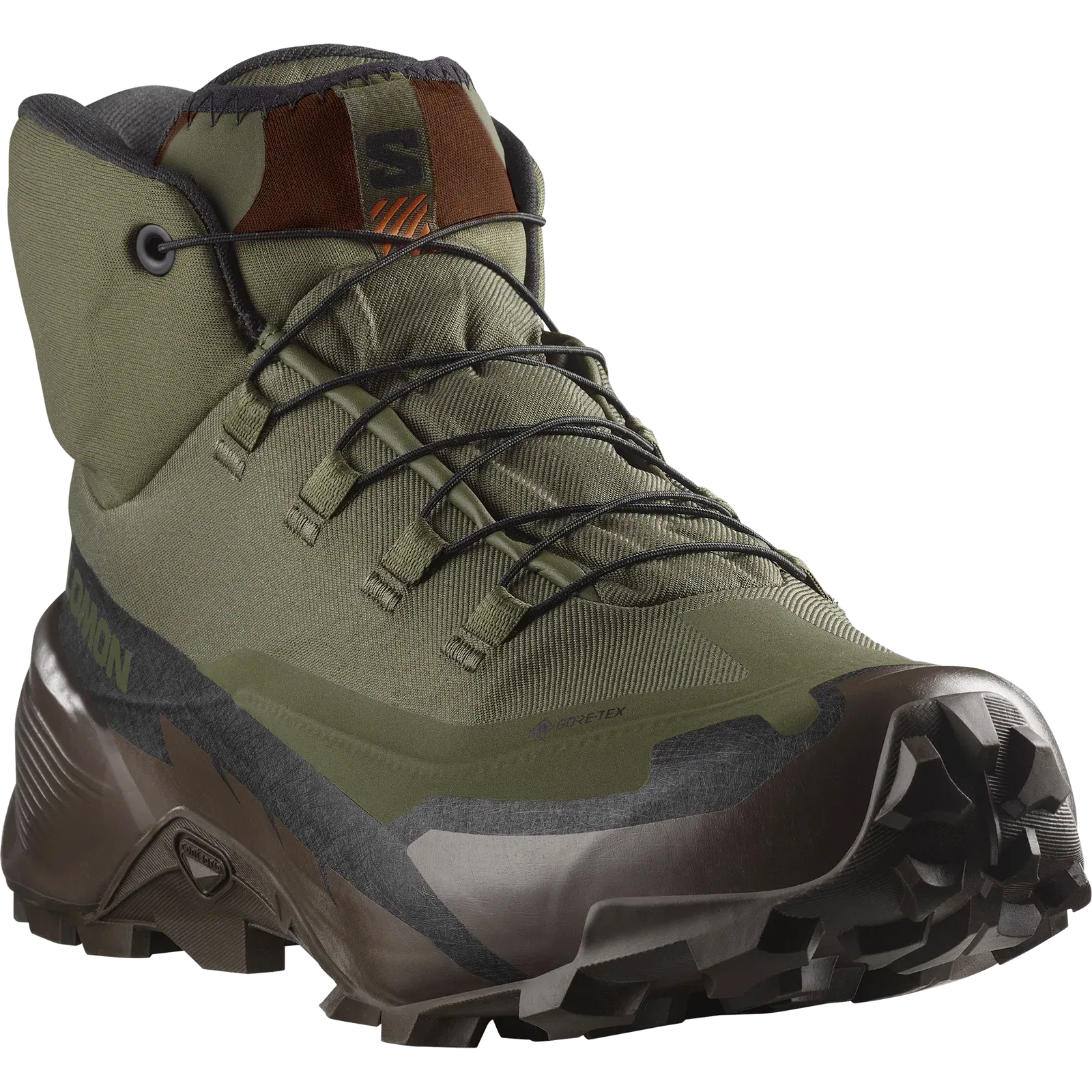 Salomon Cross Hike Tracker Gore-Tex Hiking & Backpacking Shoes Ranger Green