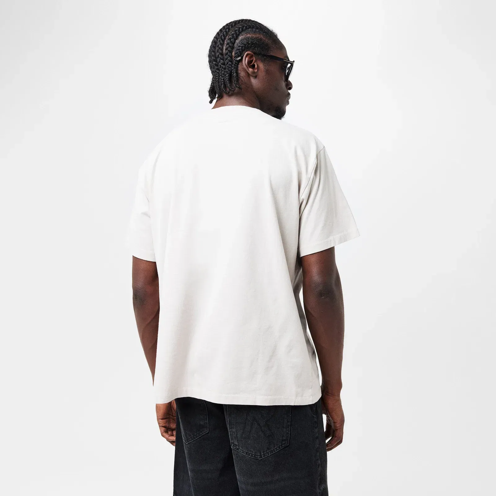 Metal R Cotton Short Sleeve Oversized T-Shirt
