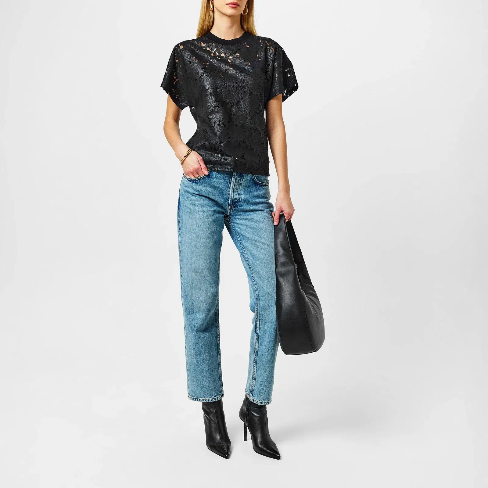 Maralo Floral Lace Relaxed T-Shirt