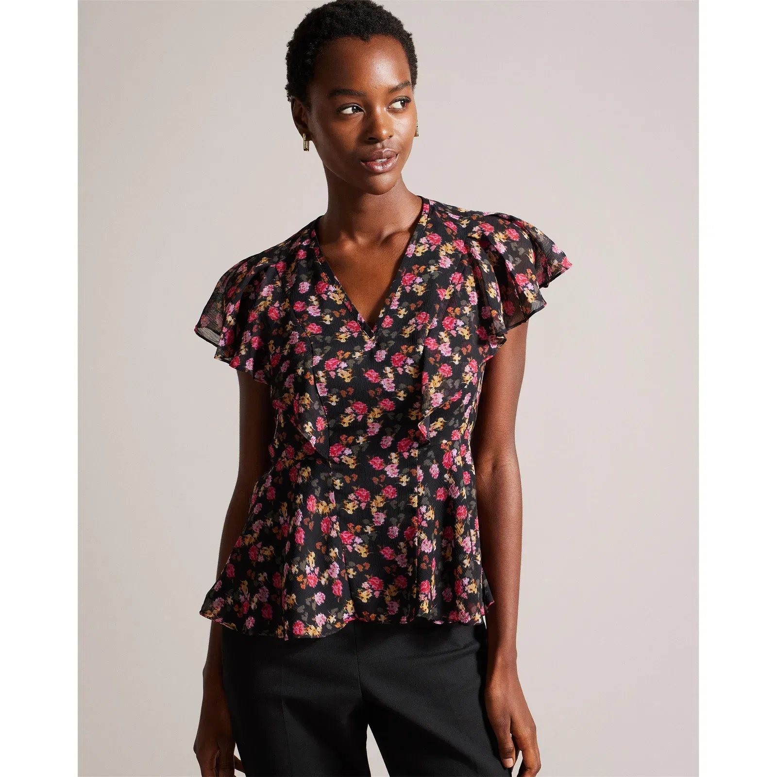 Riivia Peplum Top