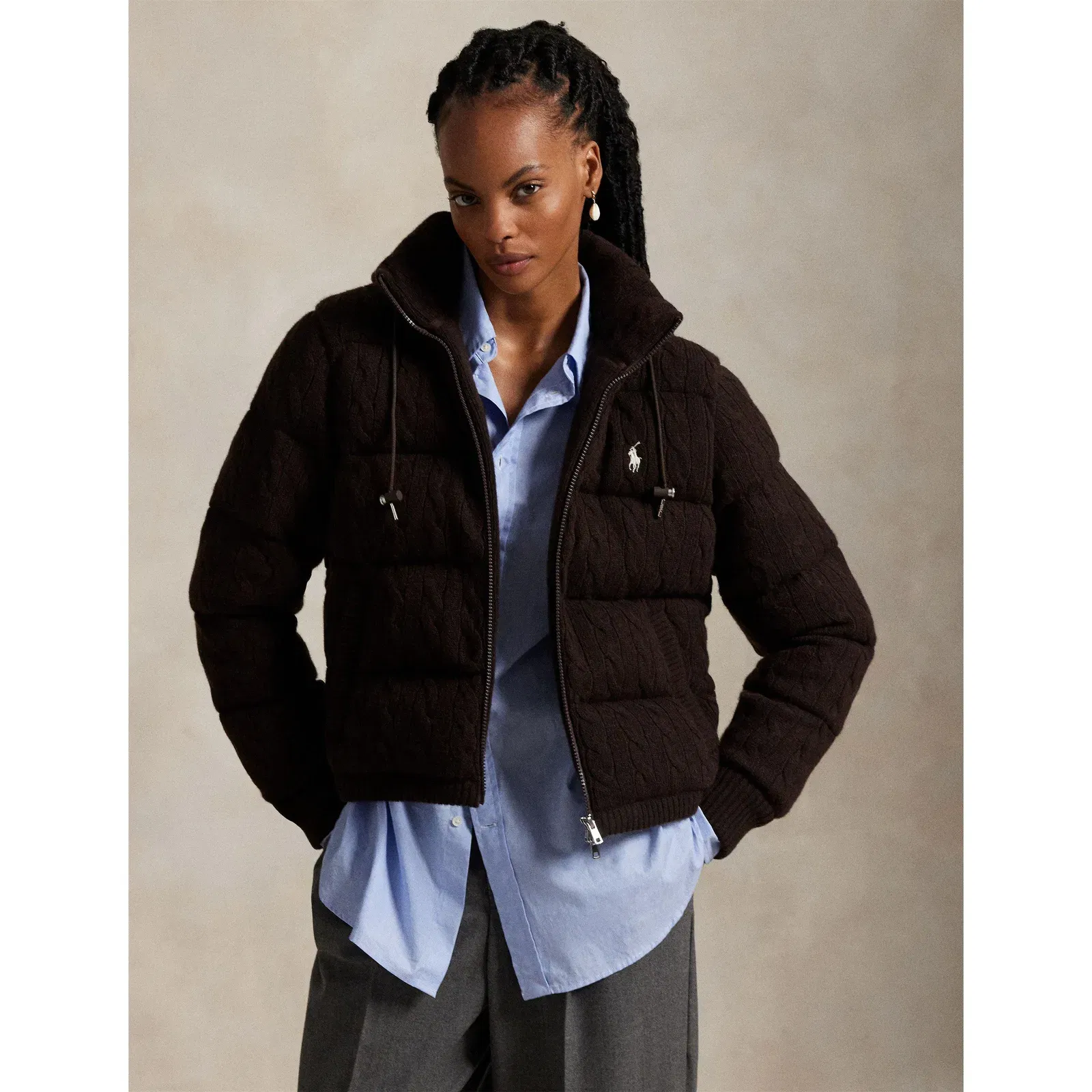 Insulated Short Puffer Jacket