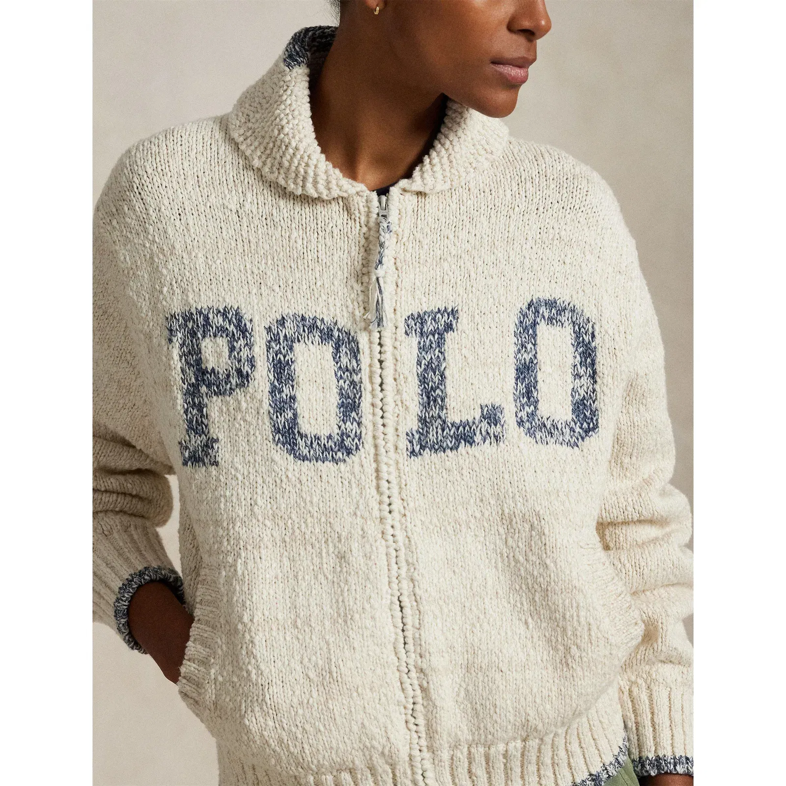 Embroidered Button Fastening Cardigan