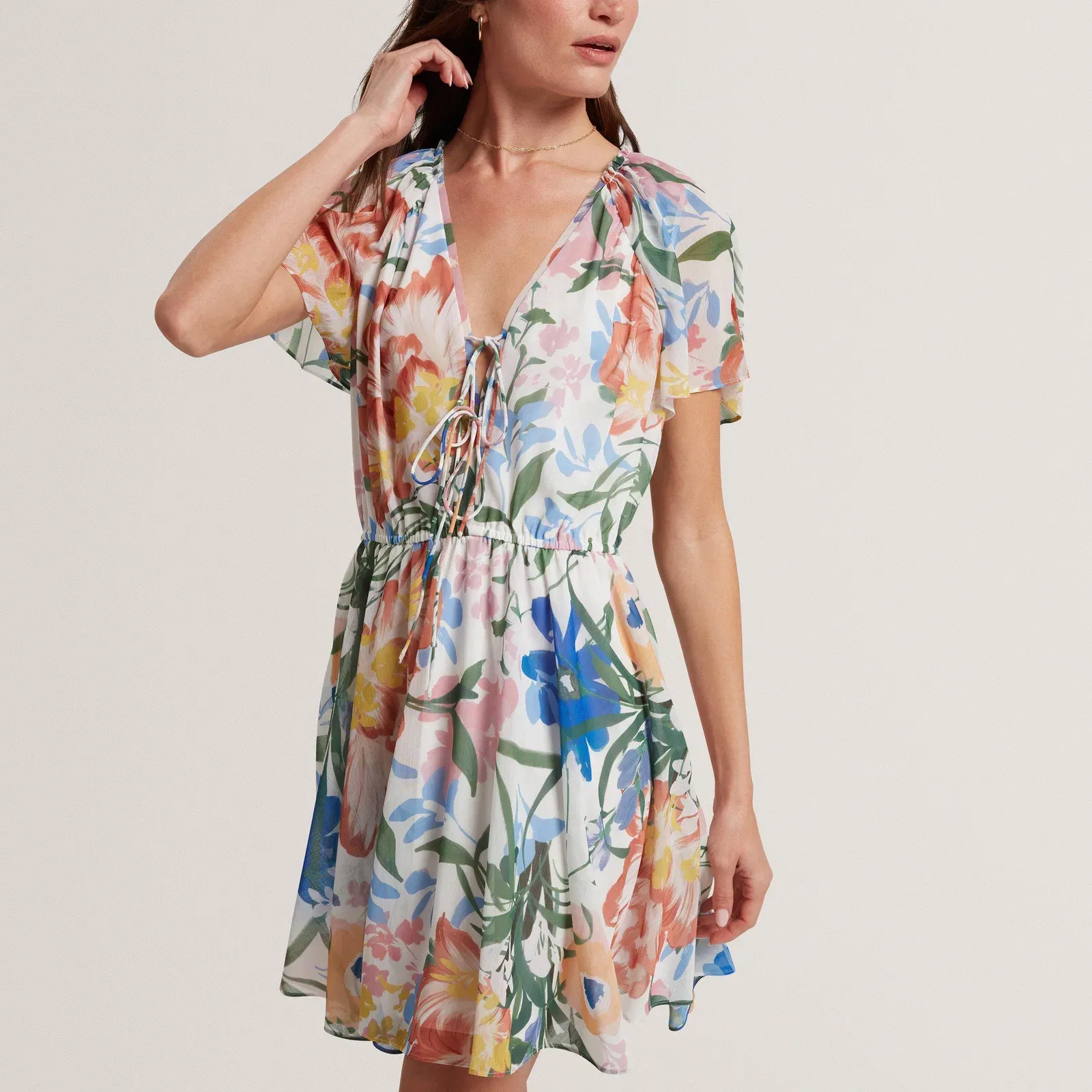 Ted Baker Print Midi Dress