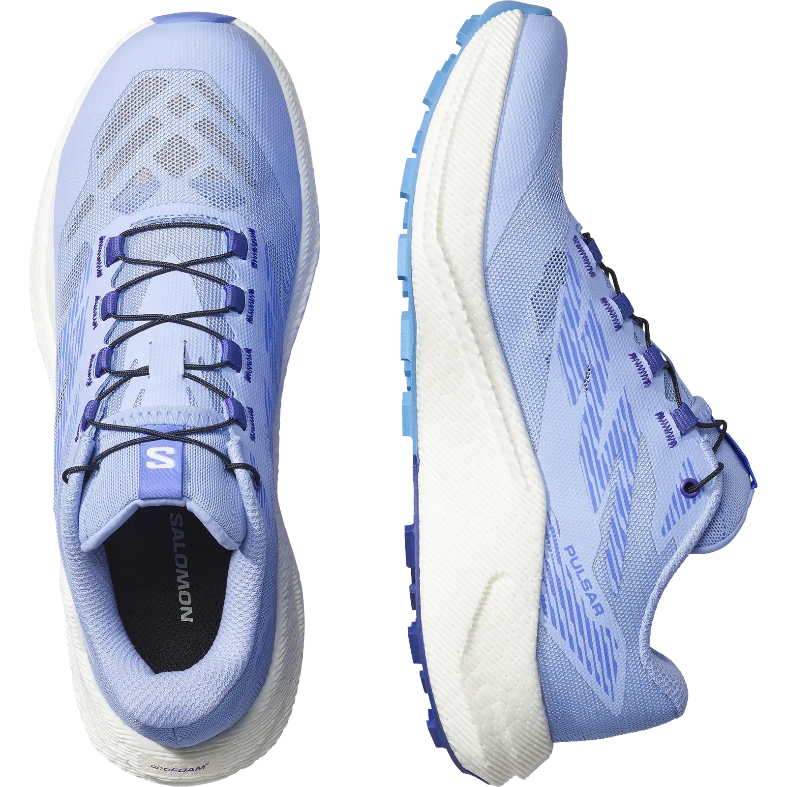 Salomon Pulsar Trail Running Shoes Womens Brunnera Blue