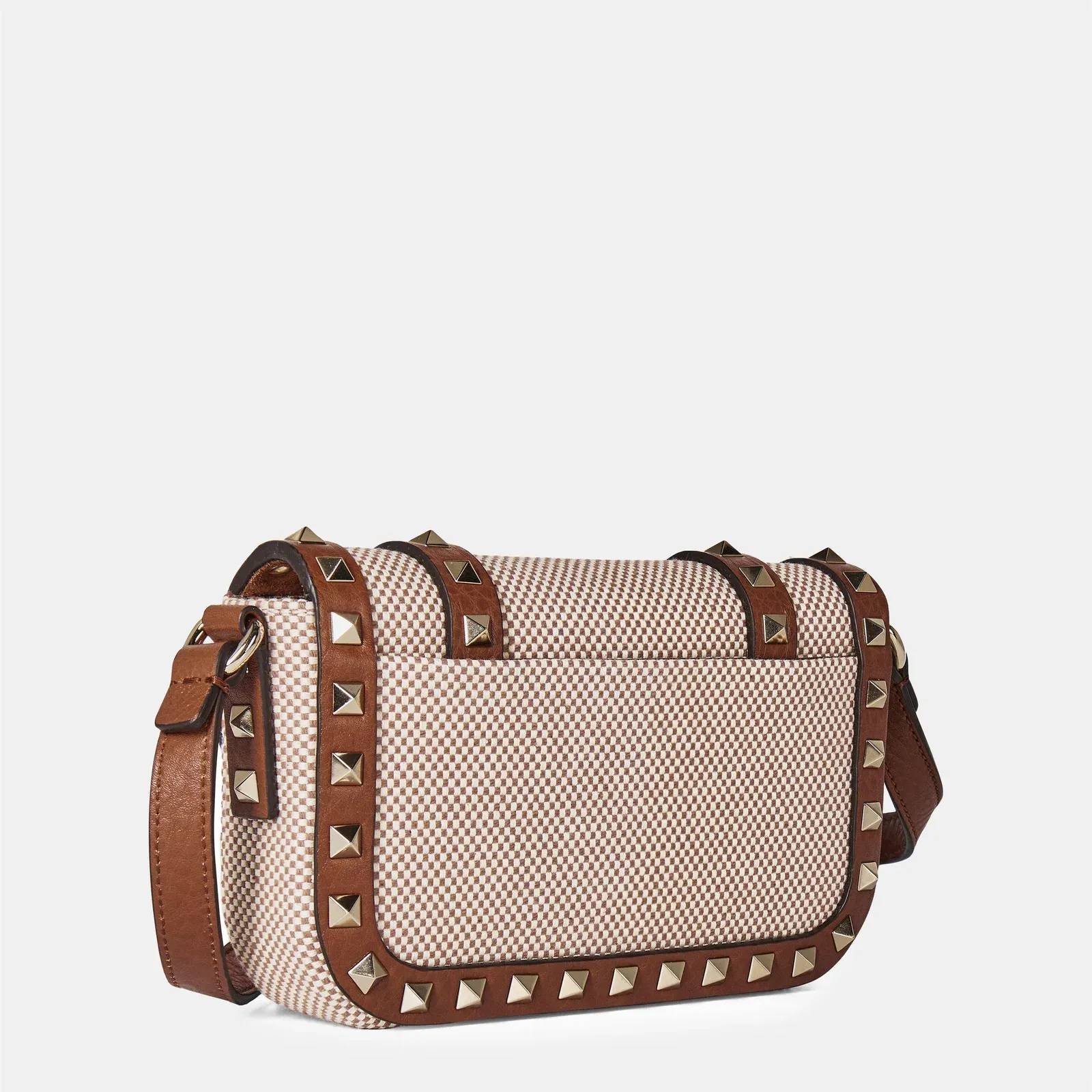 Rockstud Small Canvas Shoulder Bag