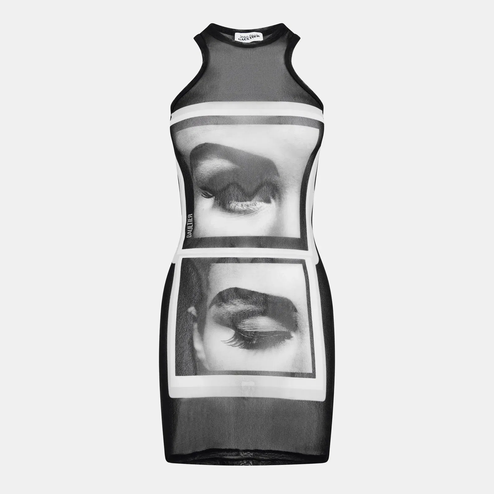 Eyes Lips Mini Dress
