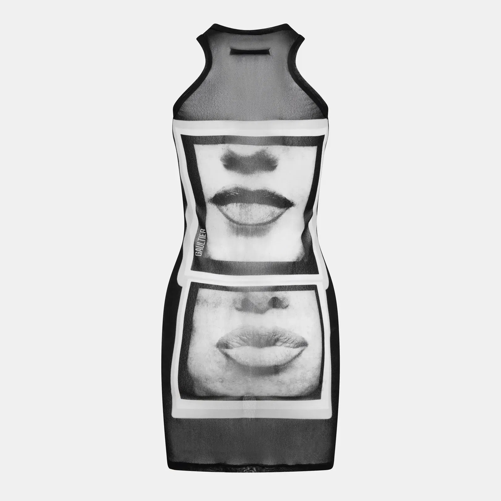 Eyes Lips Mini Dress