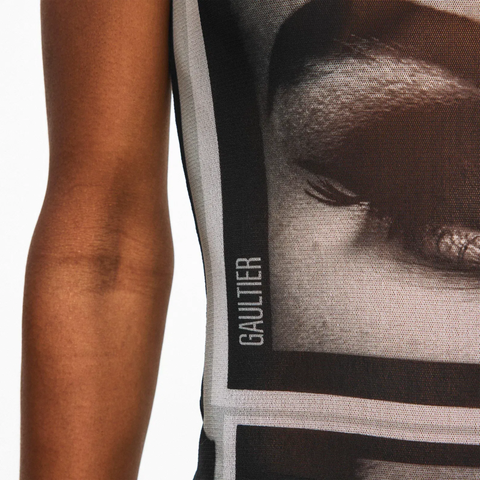 Eyes Lips Mini Dress