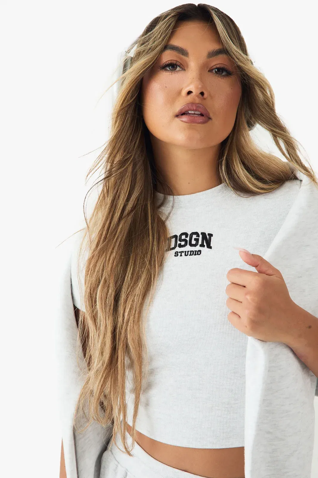 DSGN Studio Collegiate Embroidered Rib Baby T-Shirt