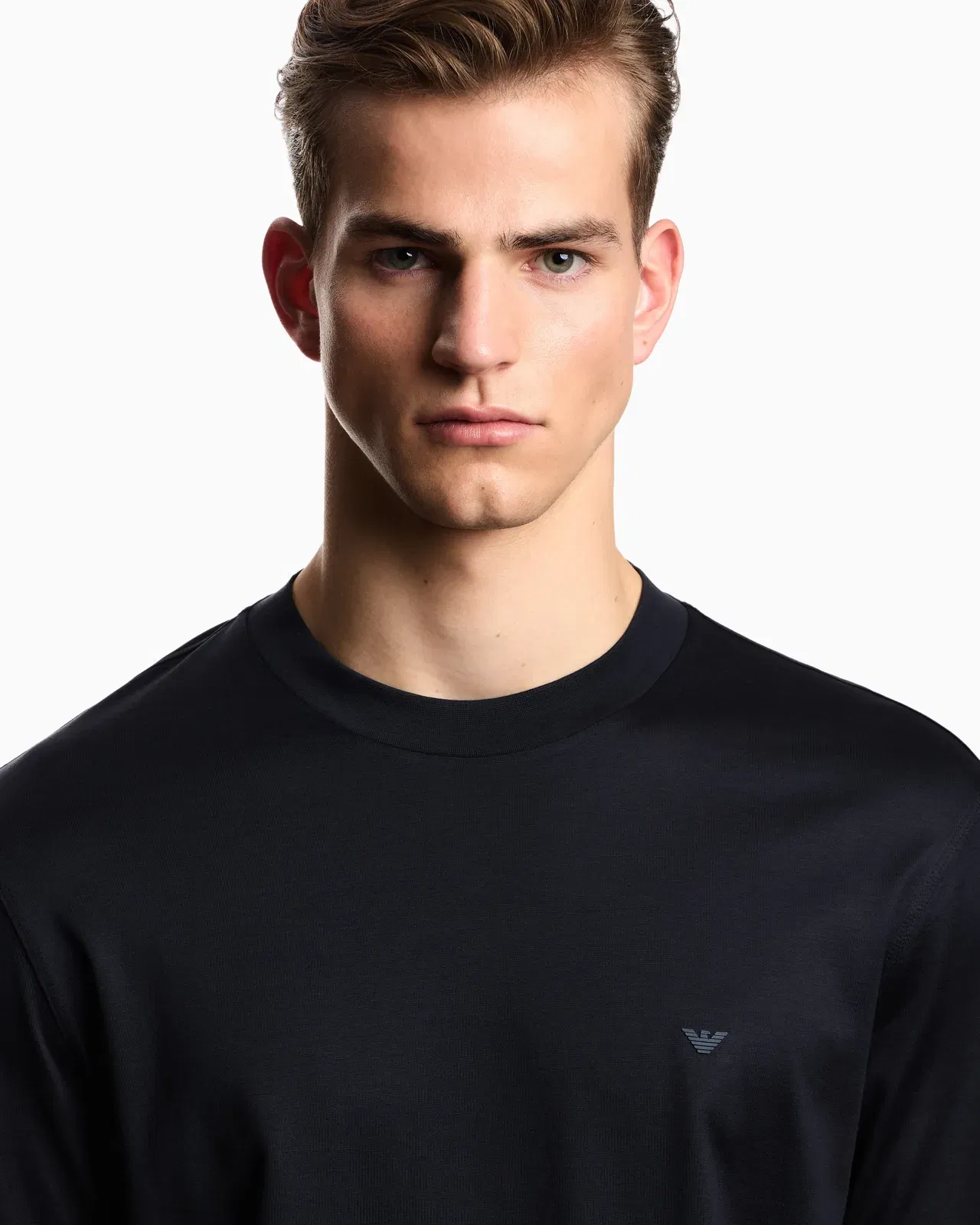 Emporio Armani Lyocell-blend jersey jumper