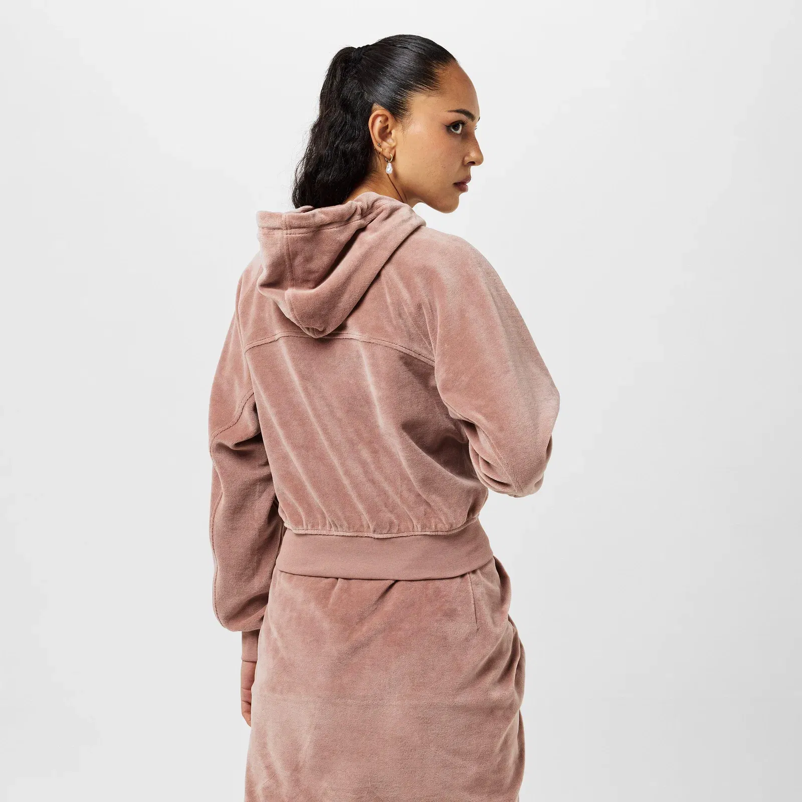 Viv Velour Full Zip Hoodie