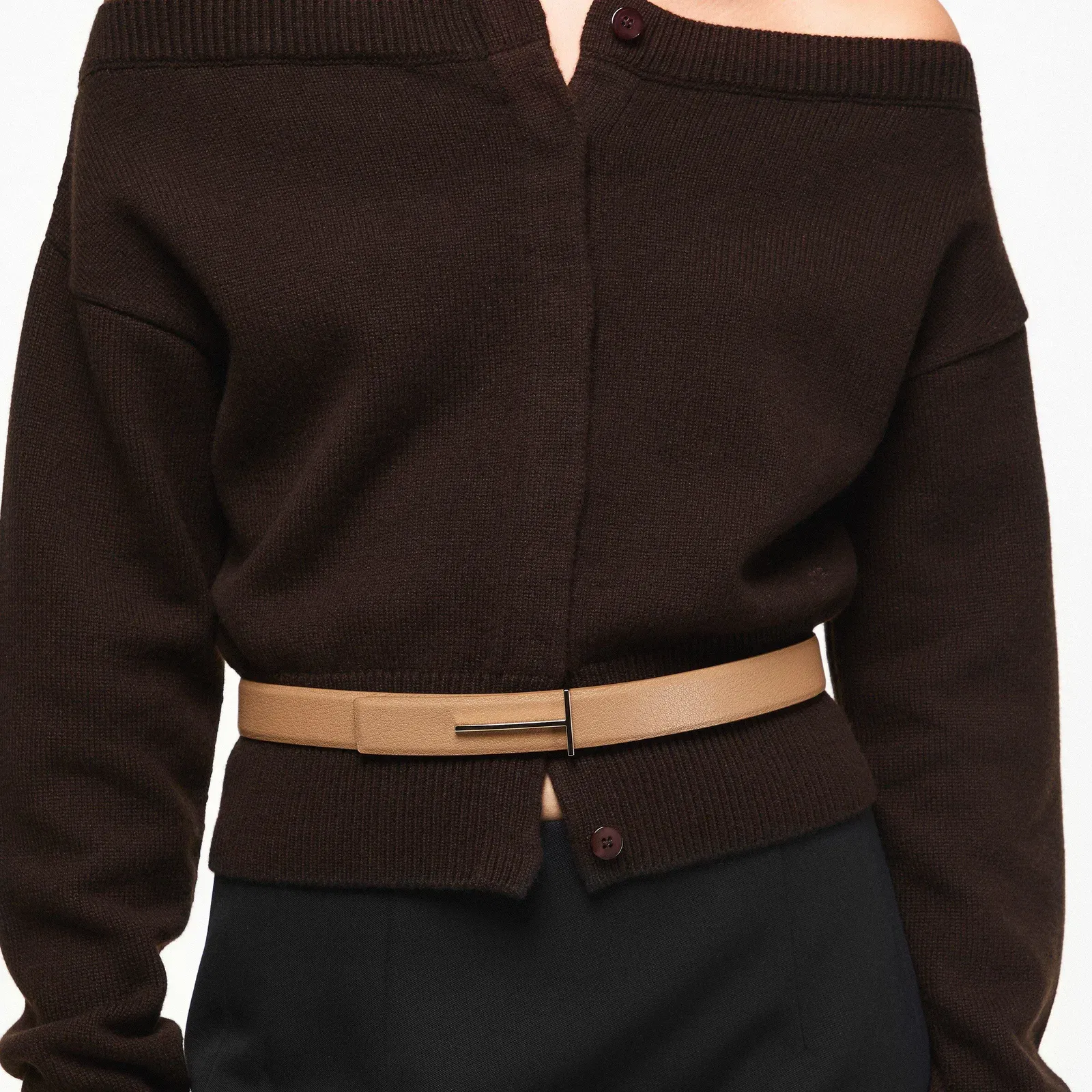 TF Grain Leather Belt