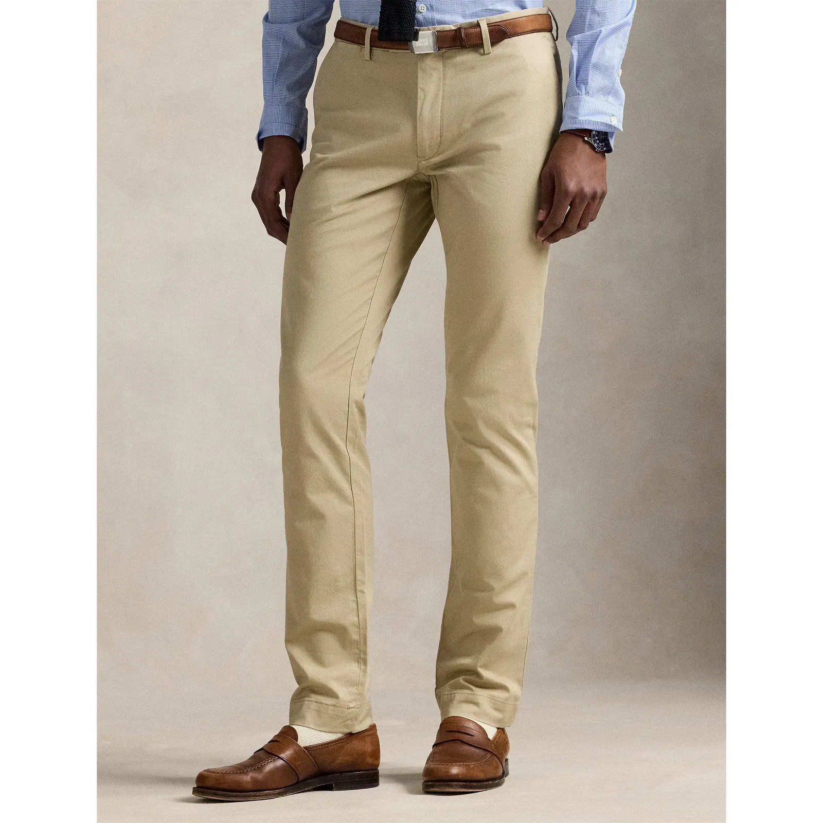 Flat Chino Trousers