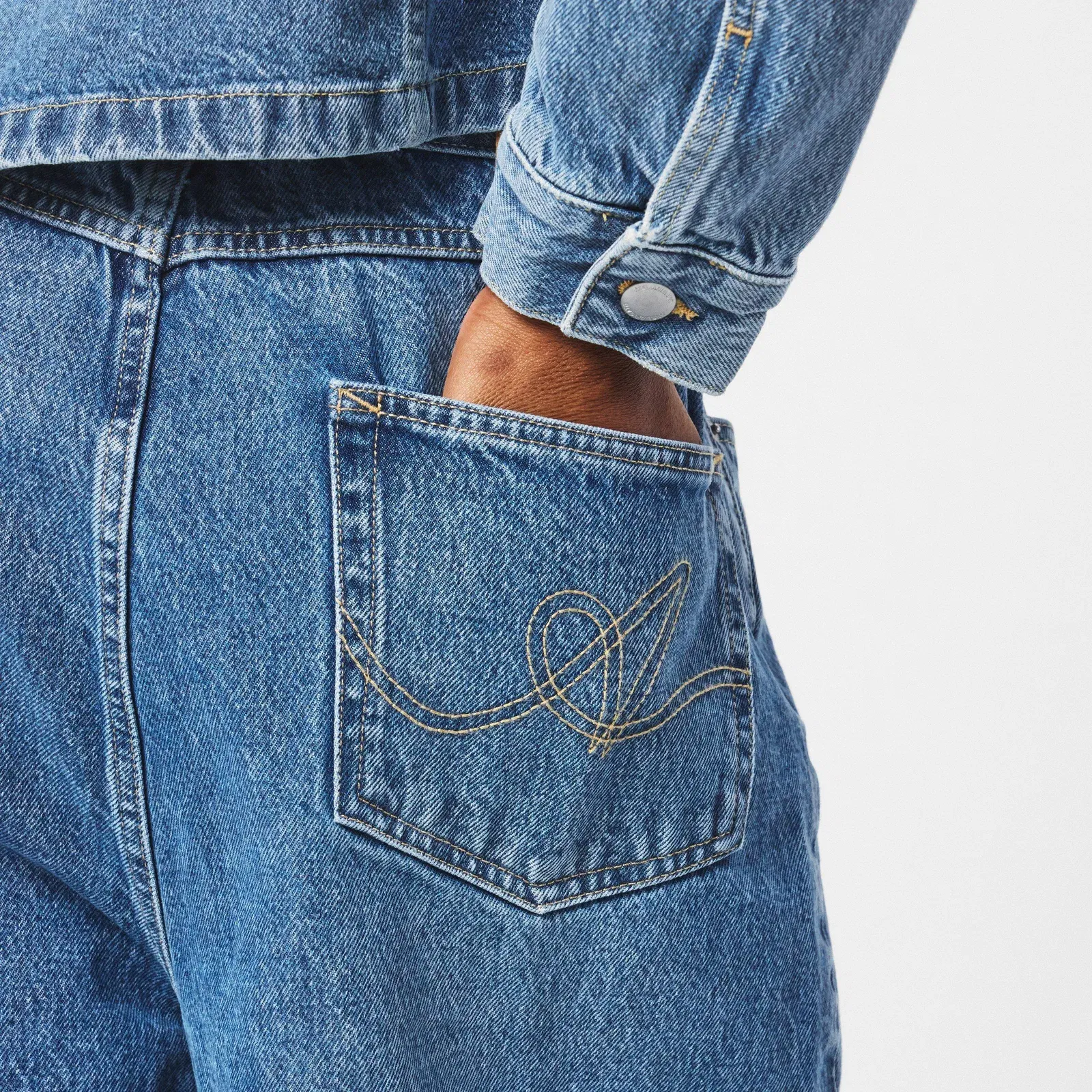 Clara High-Rise Wide Leg Jeans