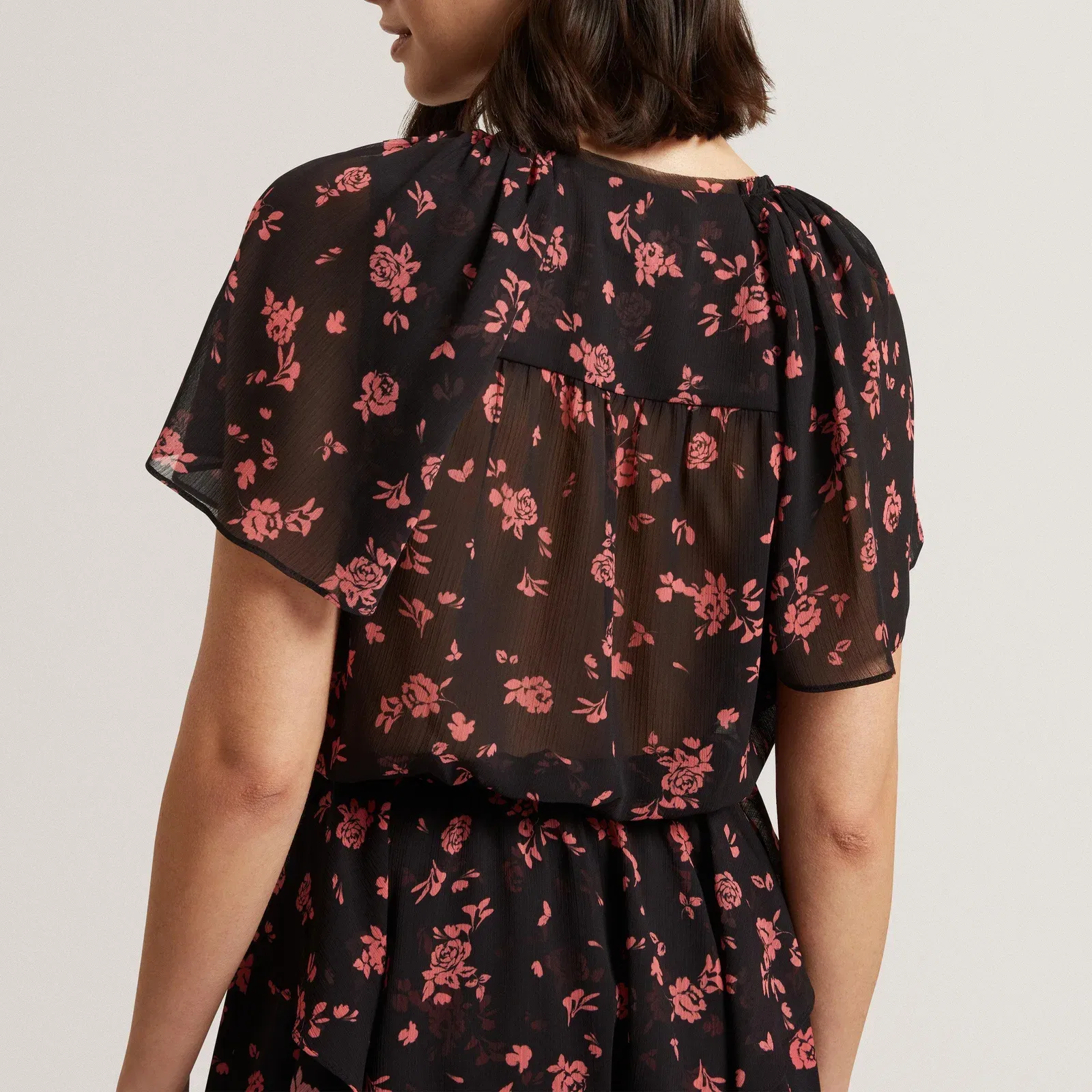 Ted Baker Soft Woven Peplum Top