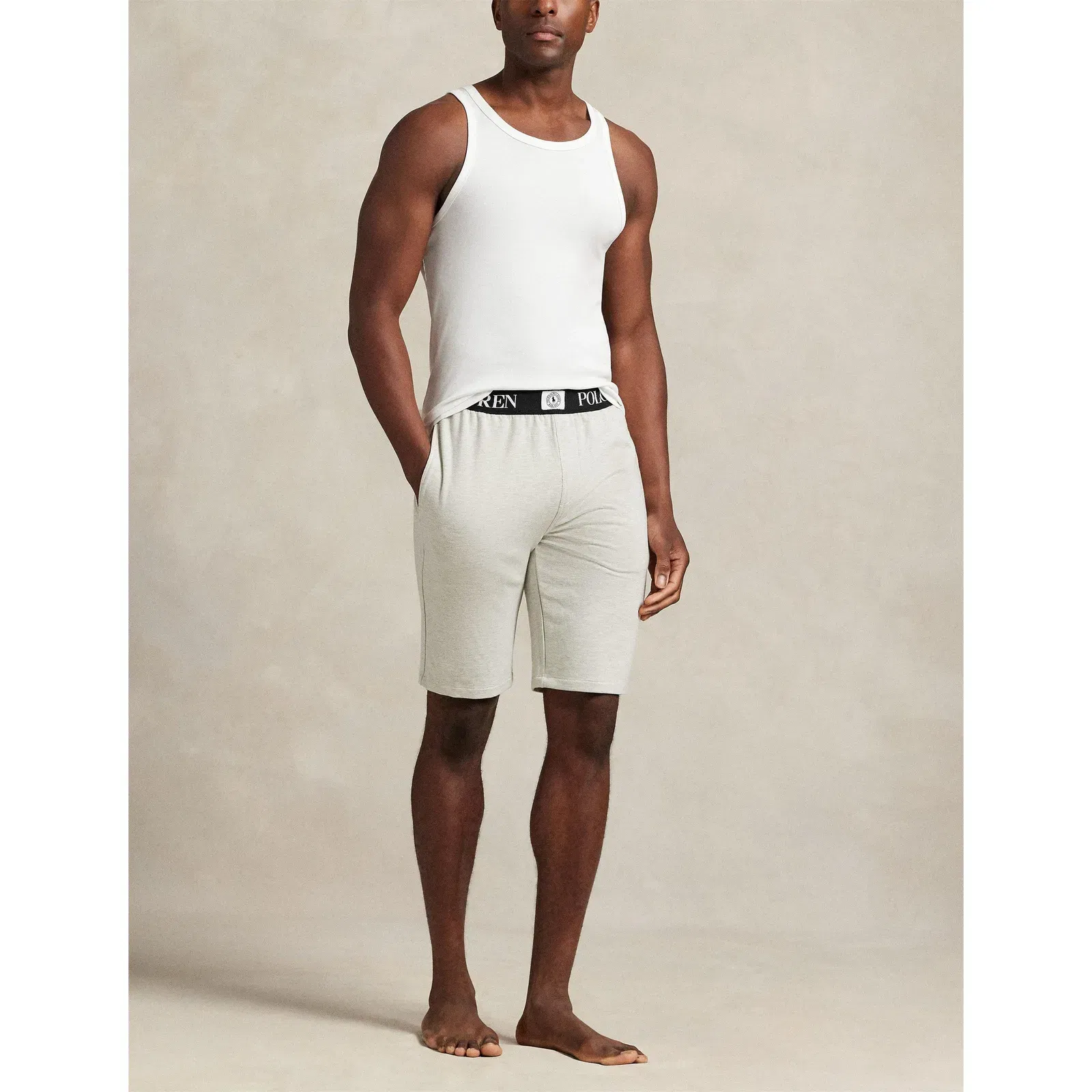 Puck Logo Jersey Jogger Shorts