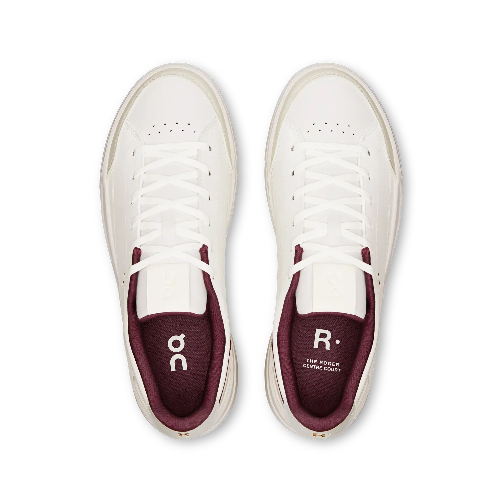 On The Roger Centre Court Ivory Maroon (Women'S)