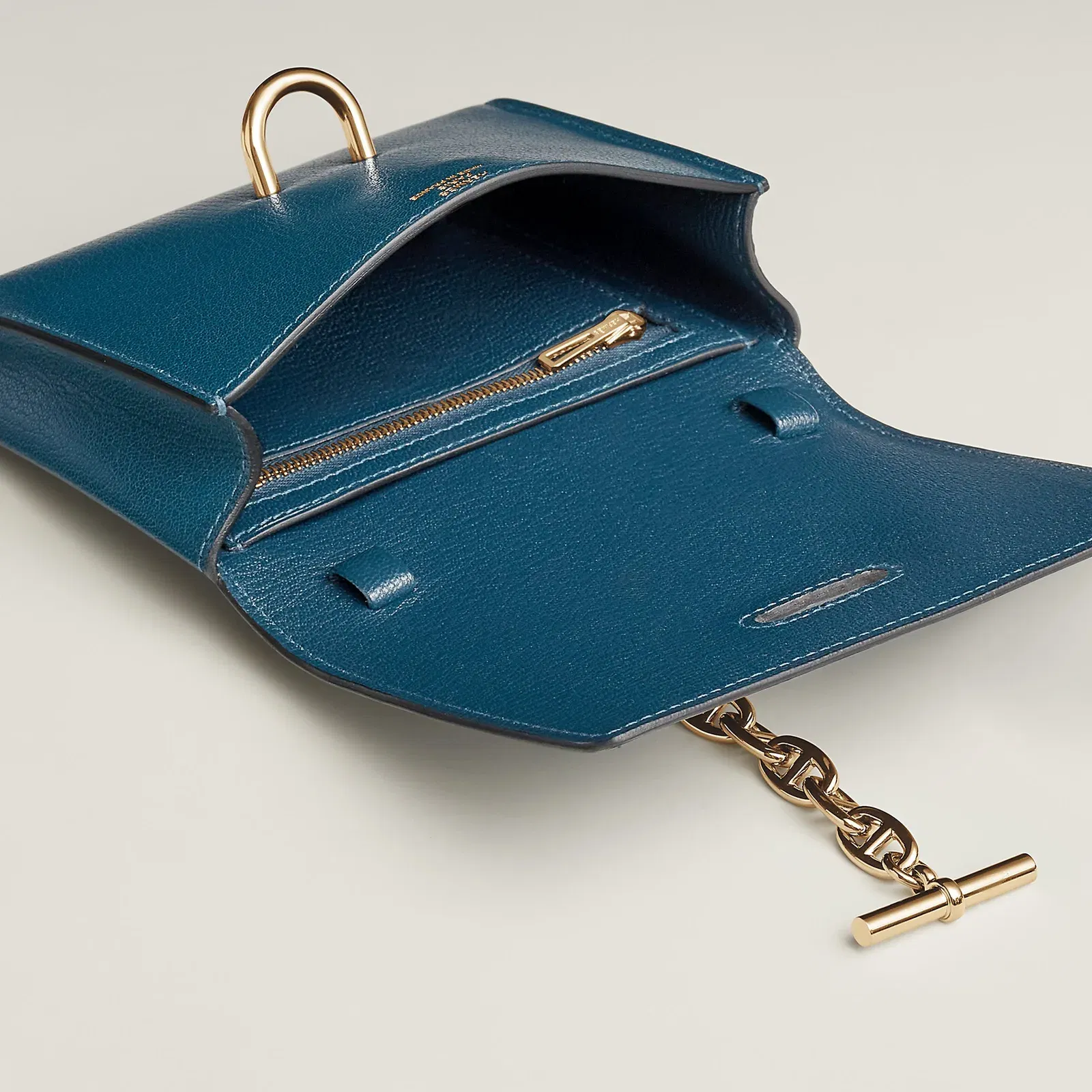 Hermes Chaine D'Ancre To Go Wallet Noir