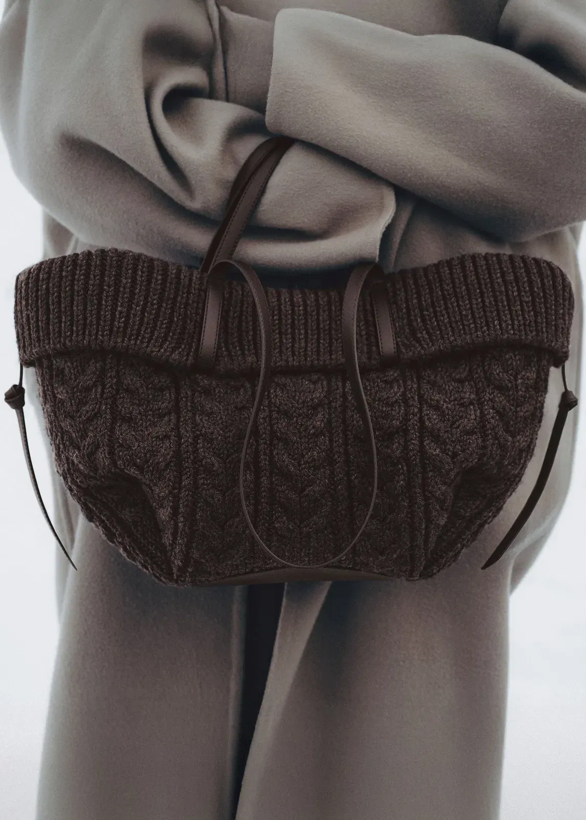 Polene Cyme Mini Merino Ebony