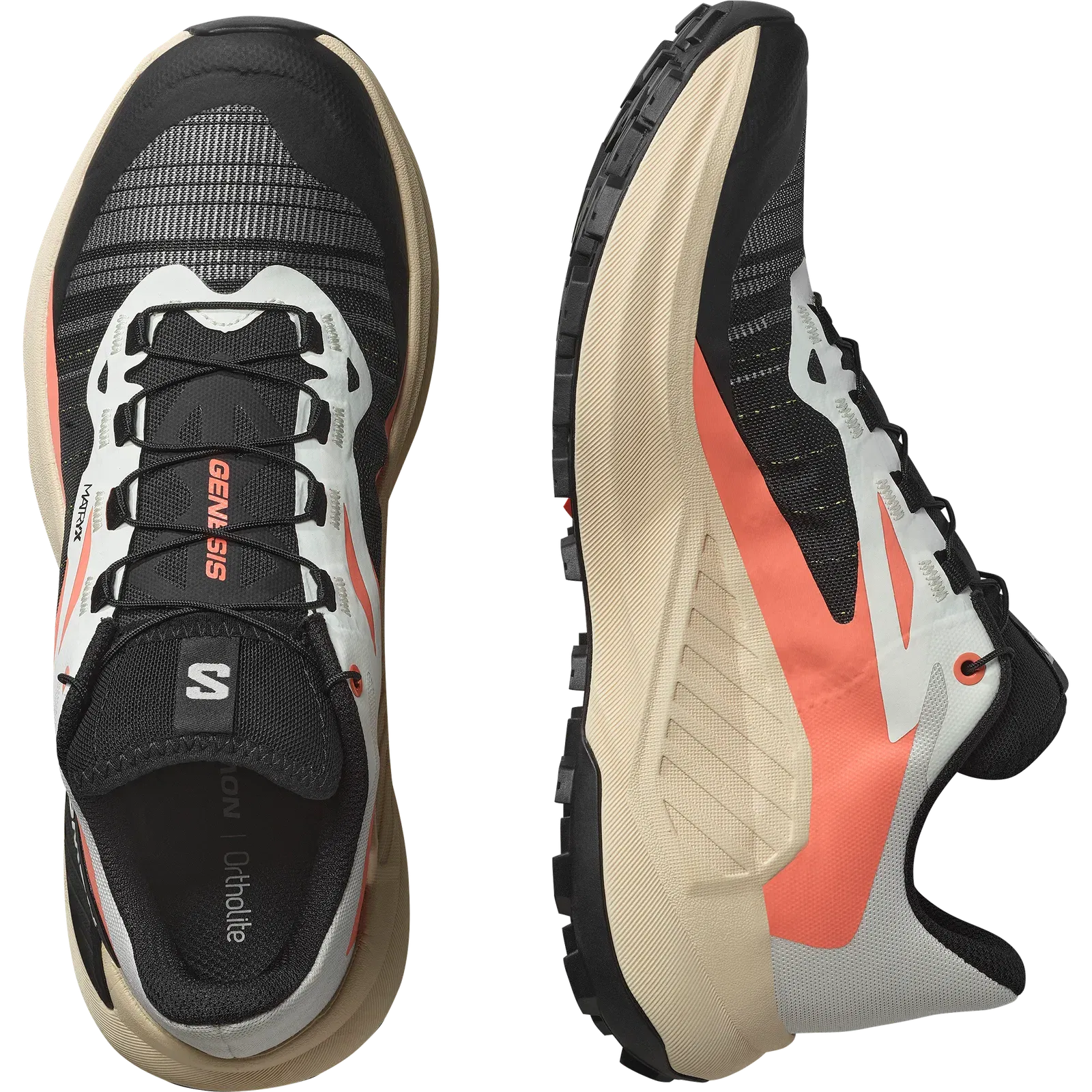 Salomon Genesis Trail Running Shoes Womens Fusion Coral