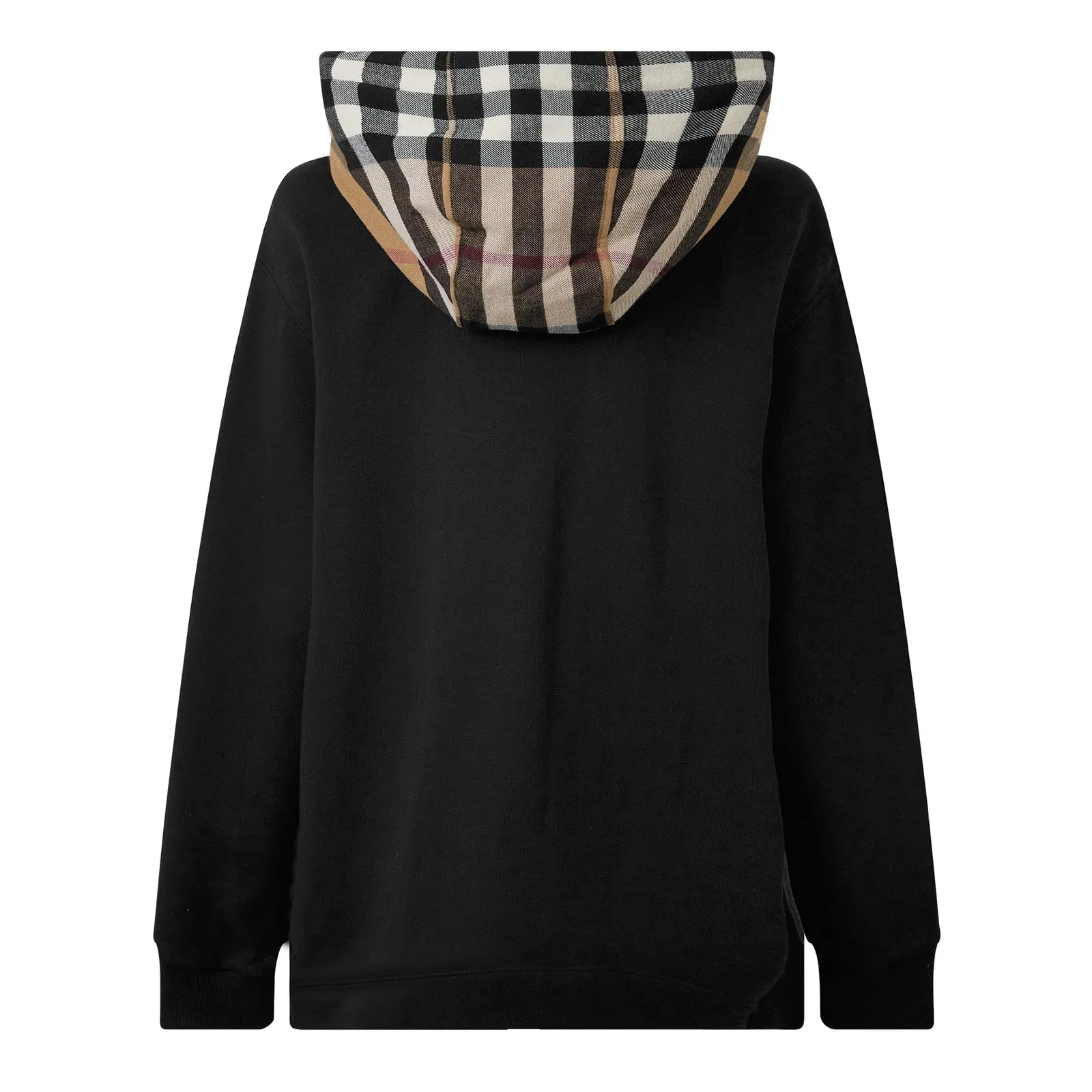 Cotton Melodie Check Oth Hoodie