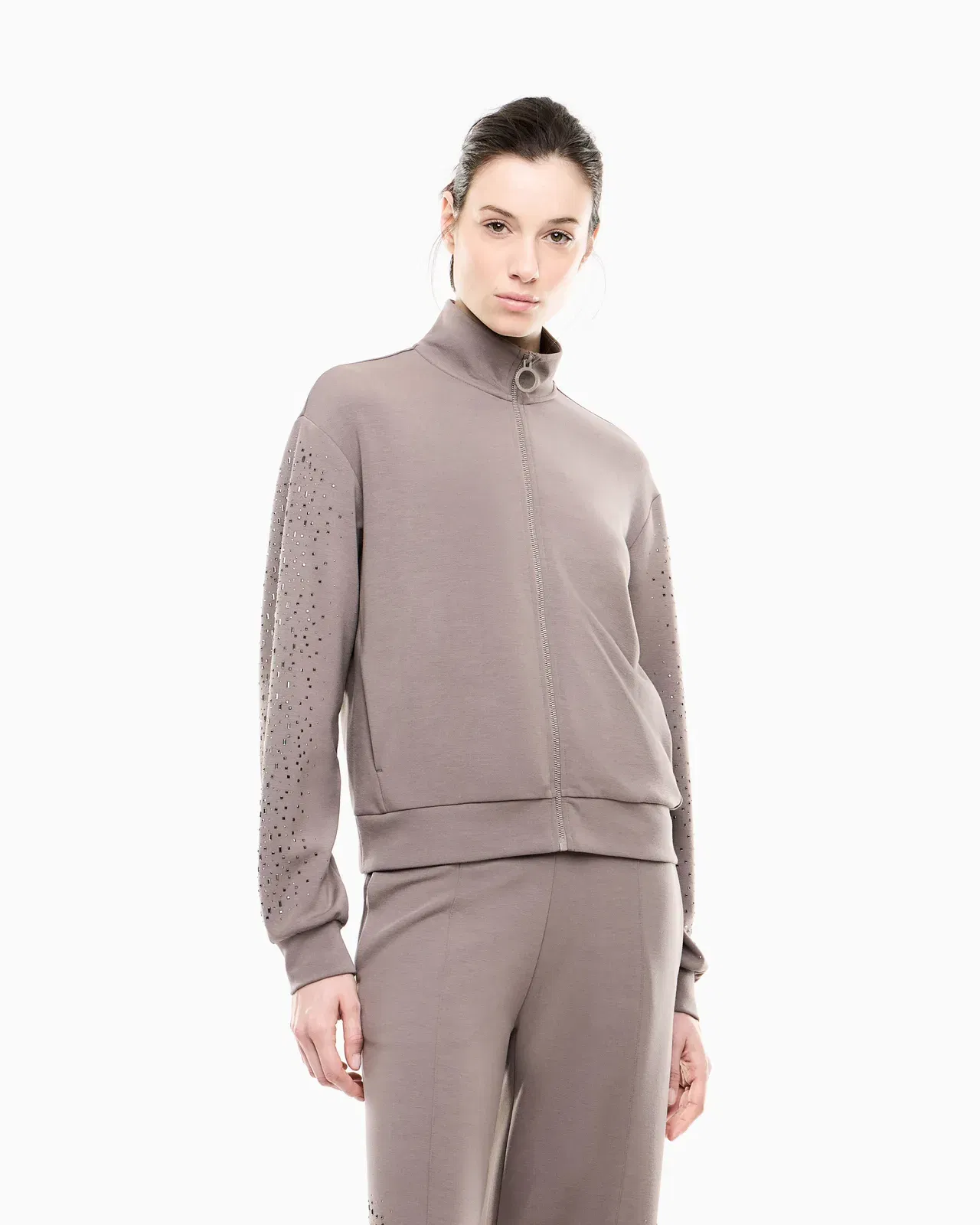 EA7 Sweatshirt Precious regular fit in soft modal blend
