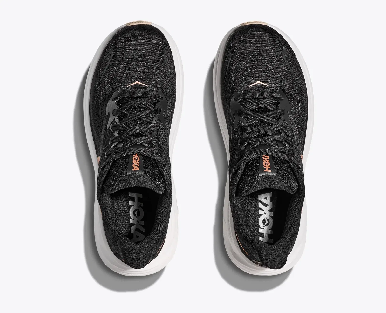 Hoka Women'S Clifton 10 Black Rose Gold