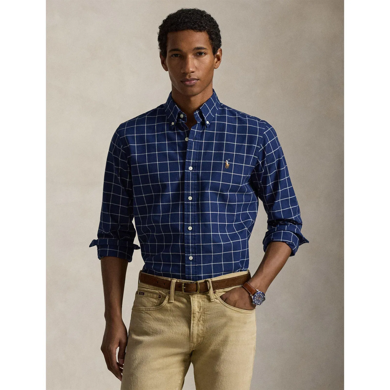 Long Sleeve Patterned Shirt