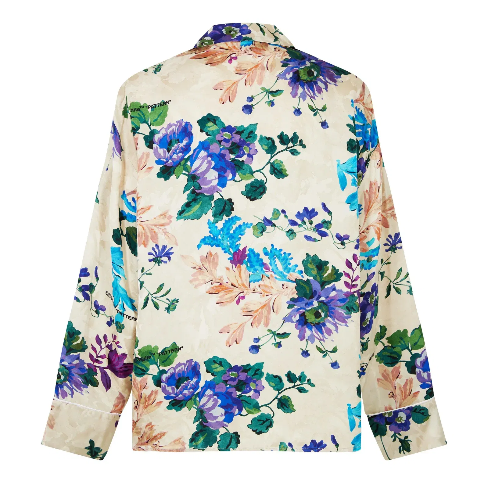 Pyjama Floral Viscose Long Sleeve Shirt