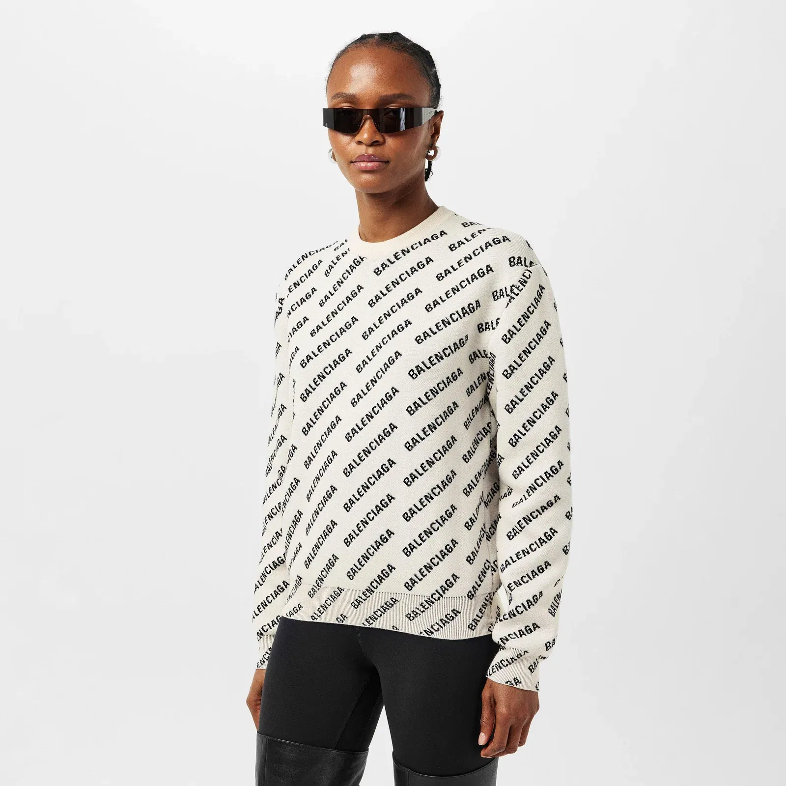 All Over Logo Crewneck Jumper