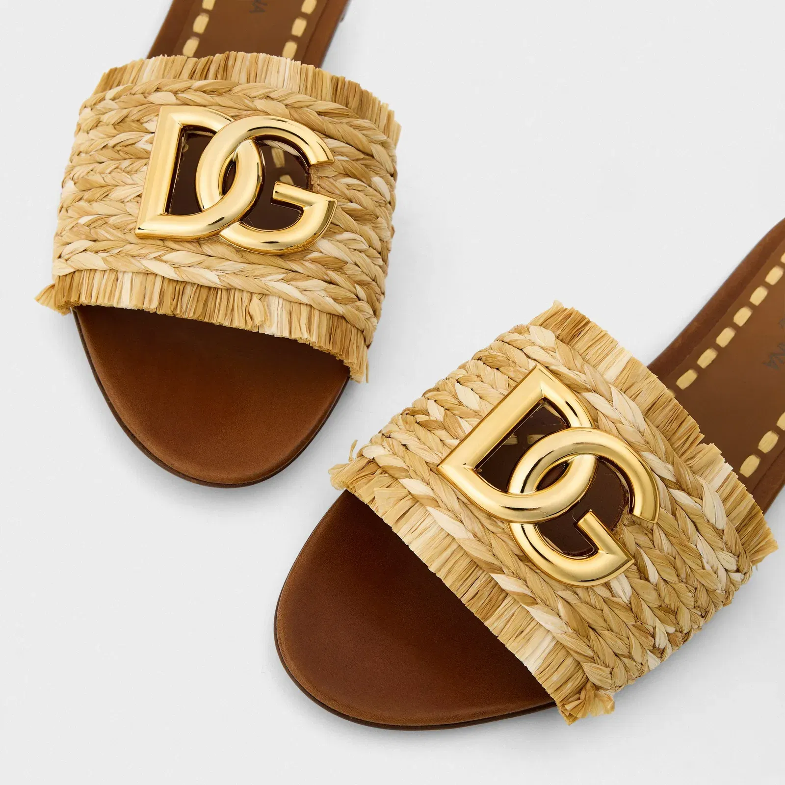 Rafia Handcrafted Woven Flat Sandals