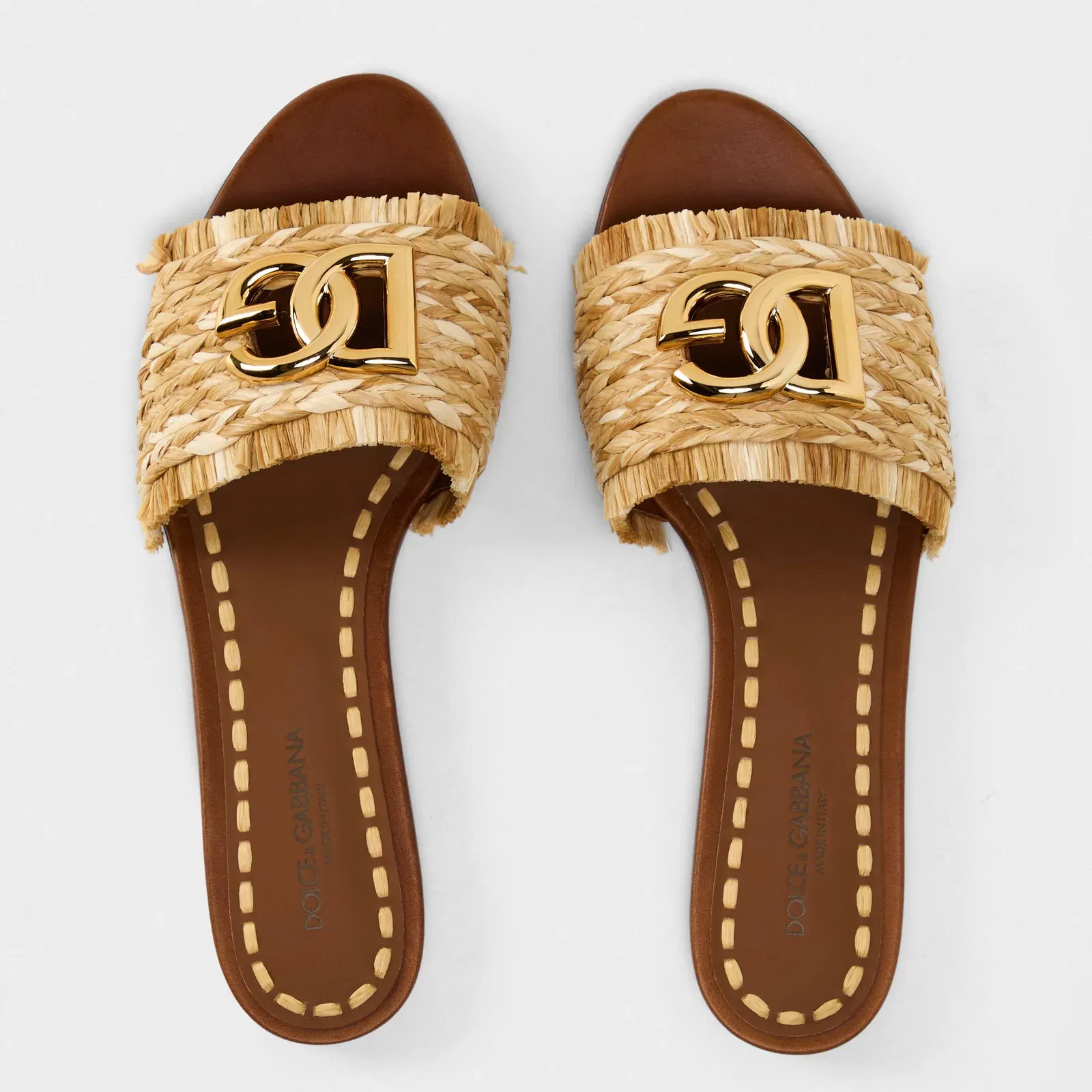 Rafia Handcrafted Woven Flat Sandals