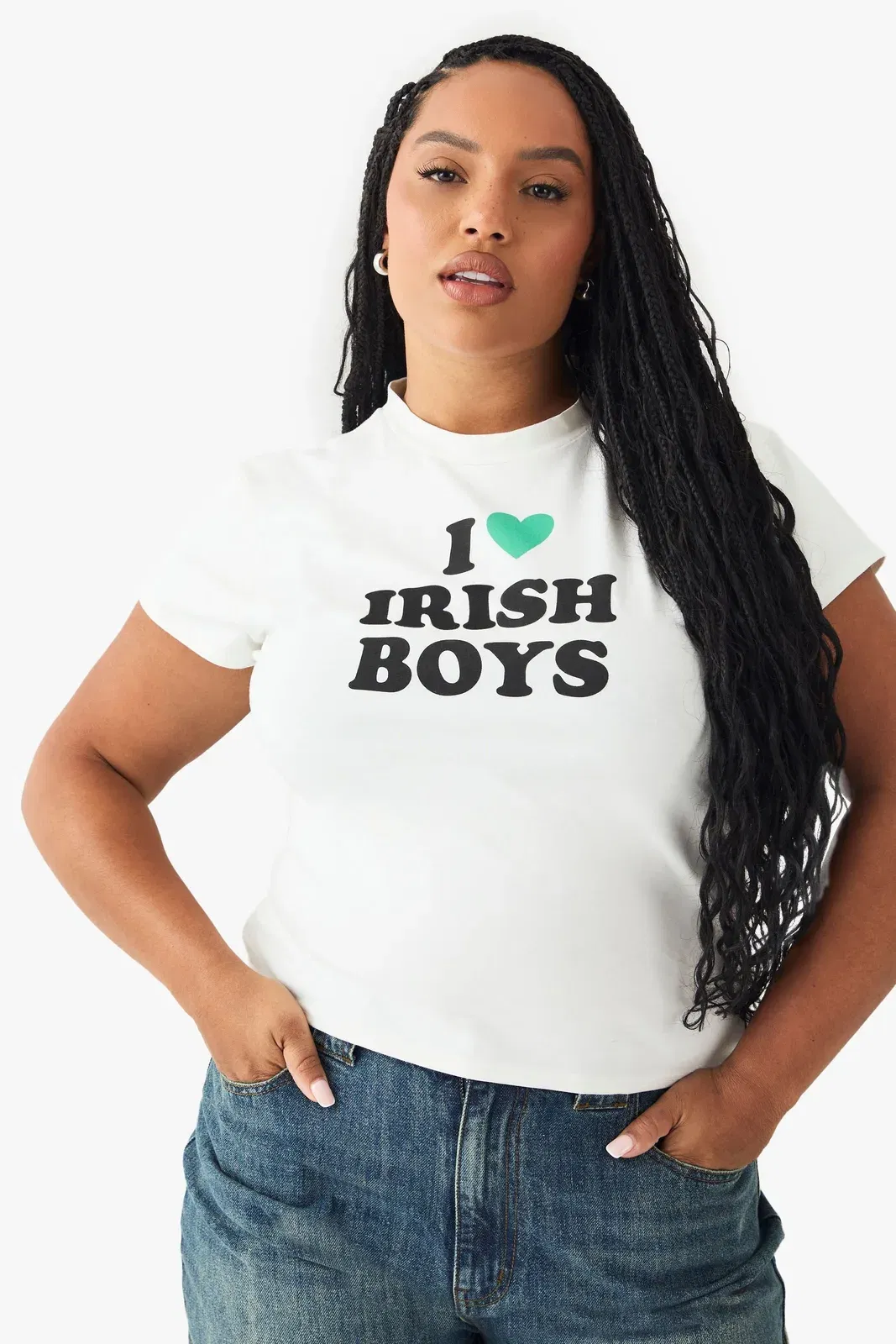 Plus St Paddys Day I Love Irish Boys Baby T-Shirt