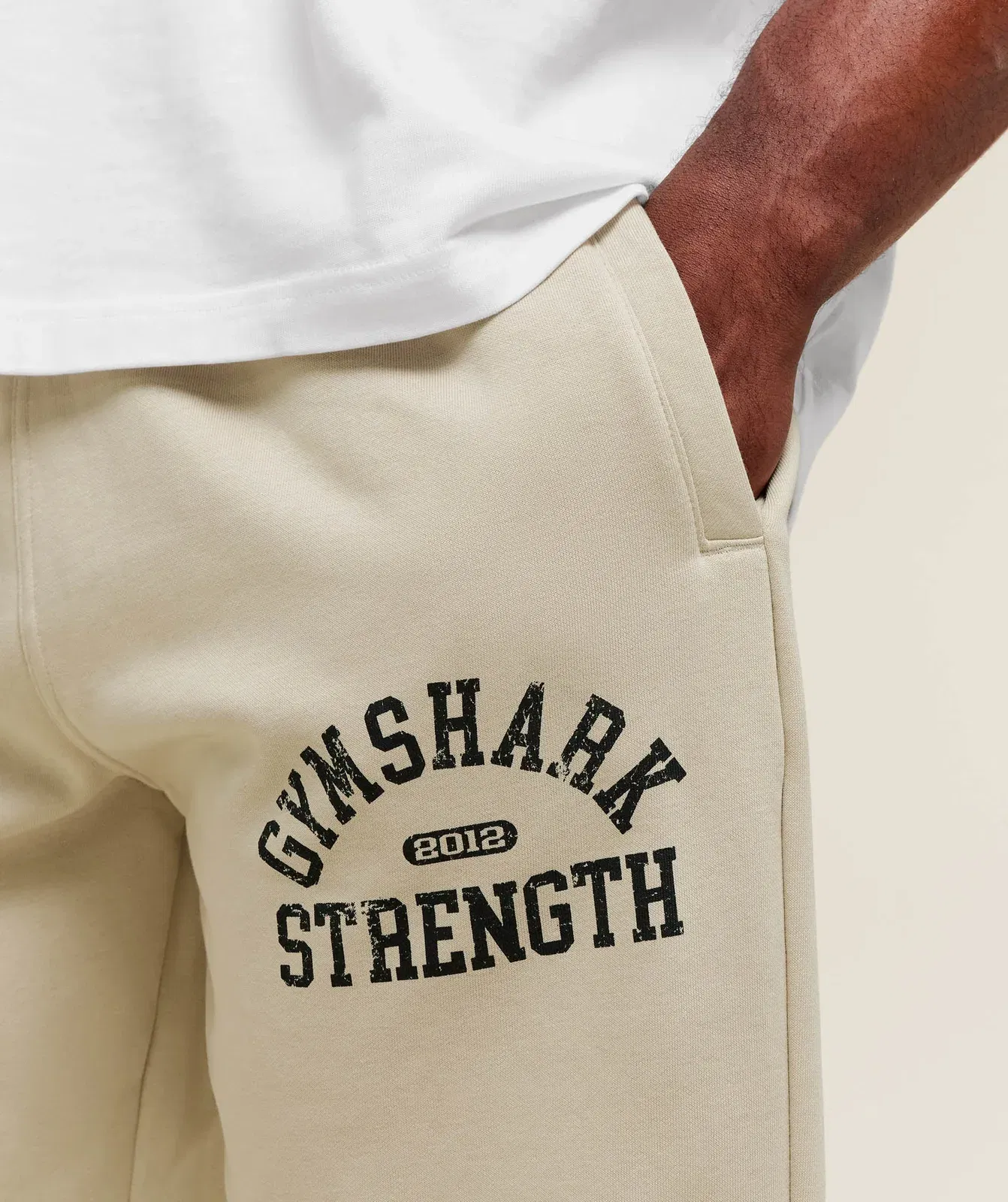 Gymshark 2012 Strength Joggers - Pebble Grey