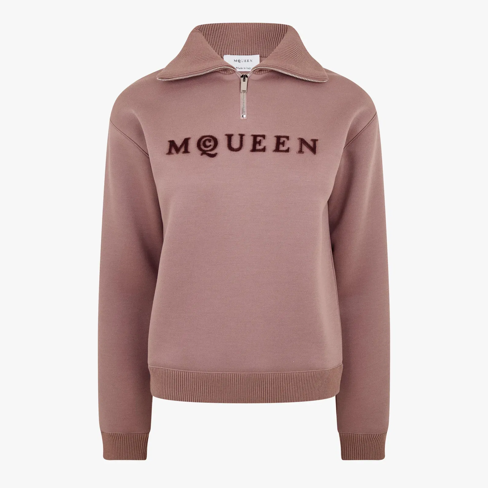 Logo Half-Zip Sweater