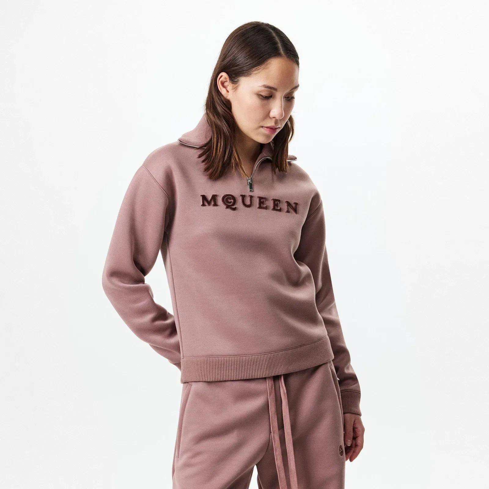 Logo Half-Zip Sweater