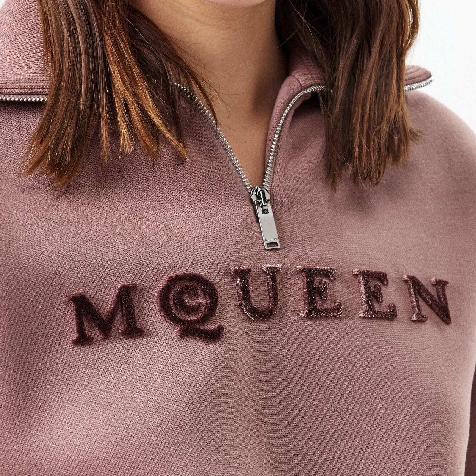 Logo Half-Zip Sweater