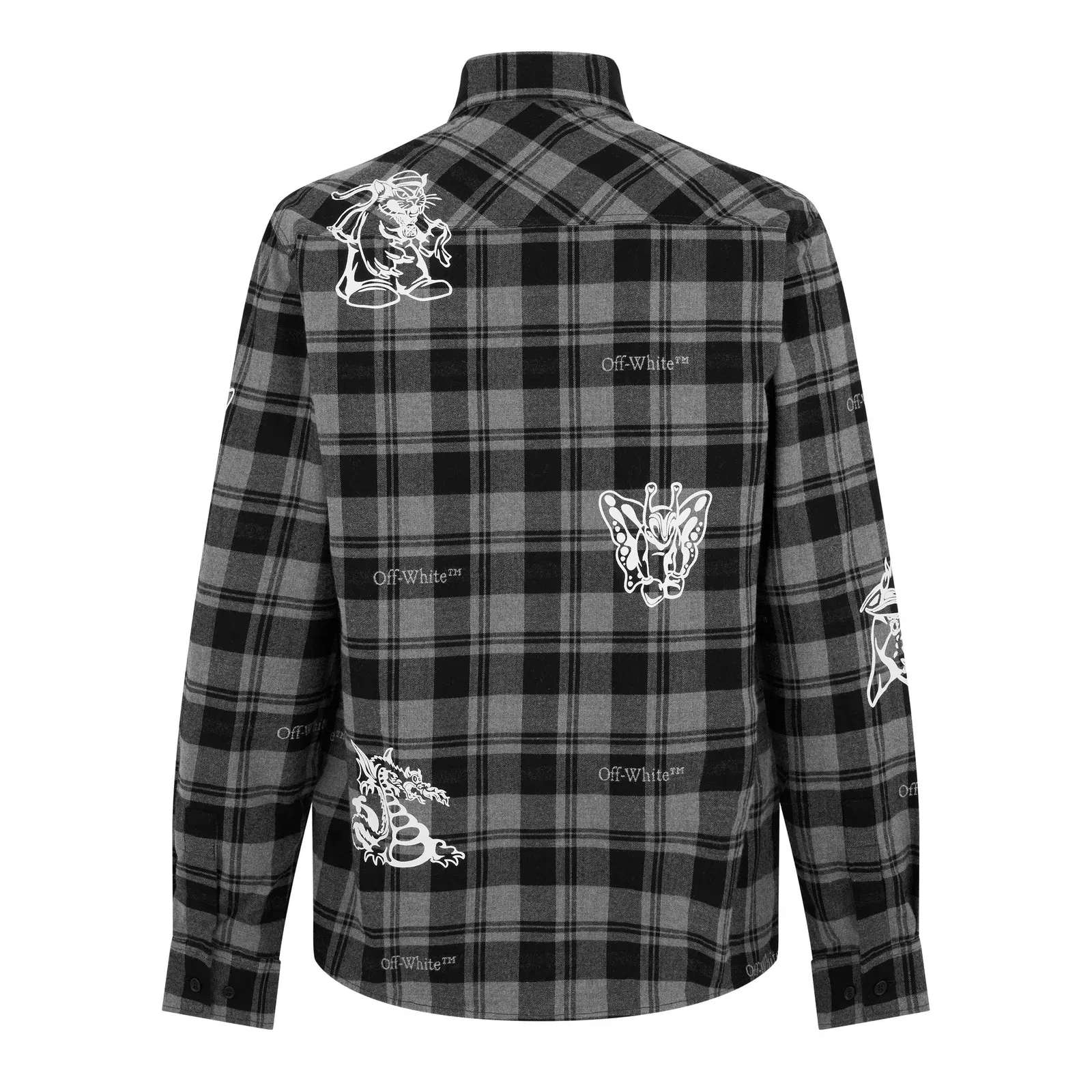 Character Check Cotton Long Sleeve Flannel Overshirt