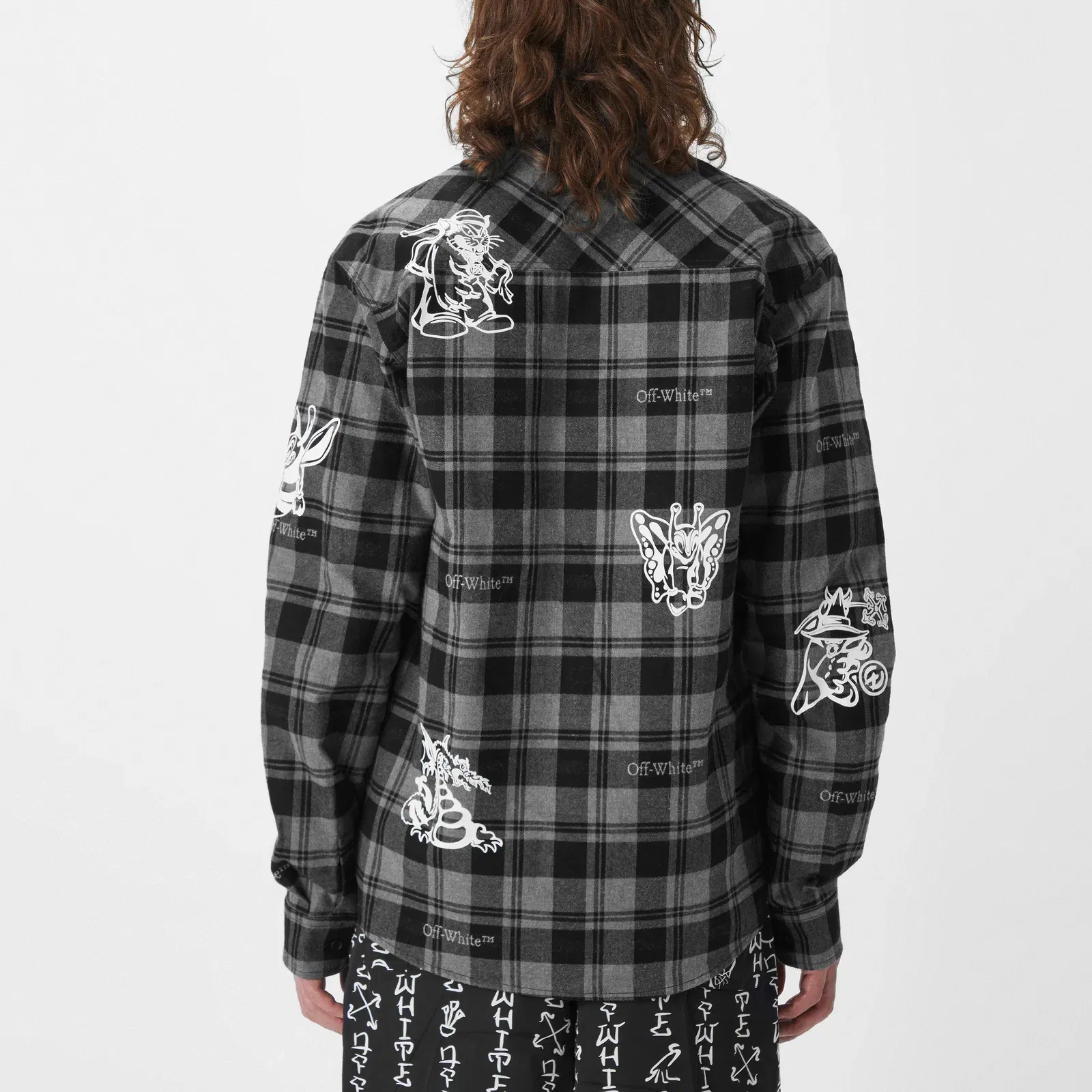 Character Check Cotton Long Sleeve Flannel Overshirt