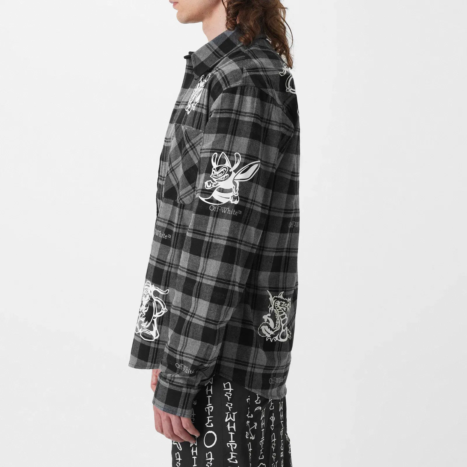 Character Check Cotton Long Sleeve Flannel Overshirt